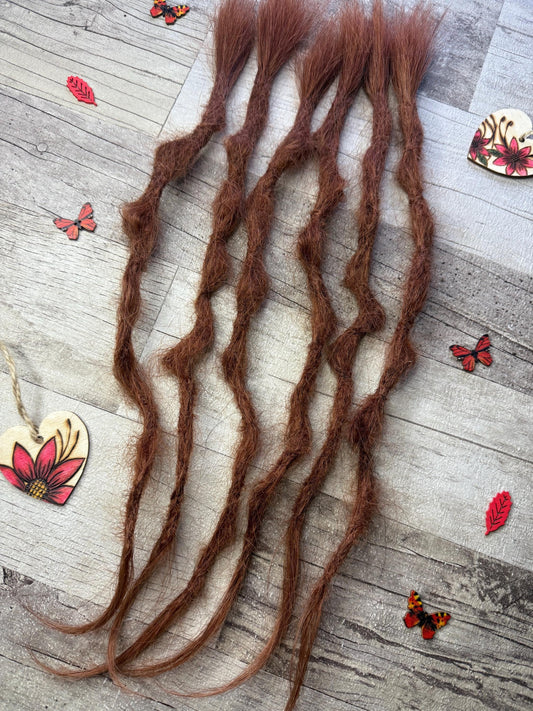 Remy Wild Style Auburn 17 Inch Extensions - Ceredigion Dreadlocks