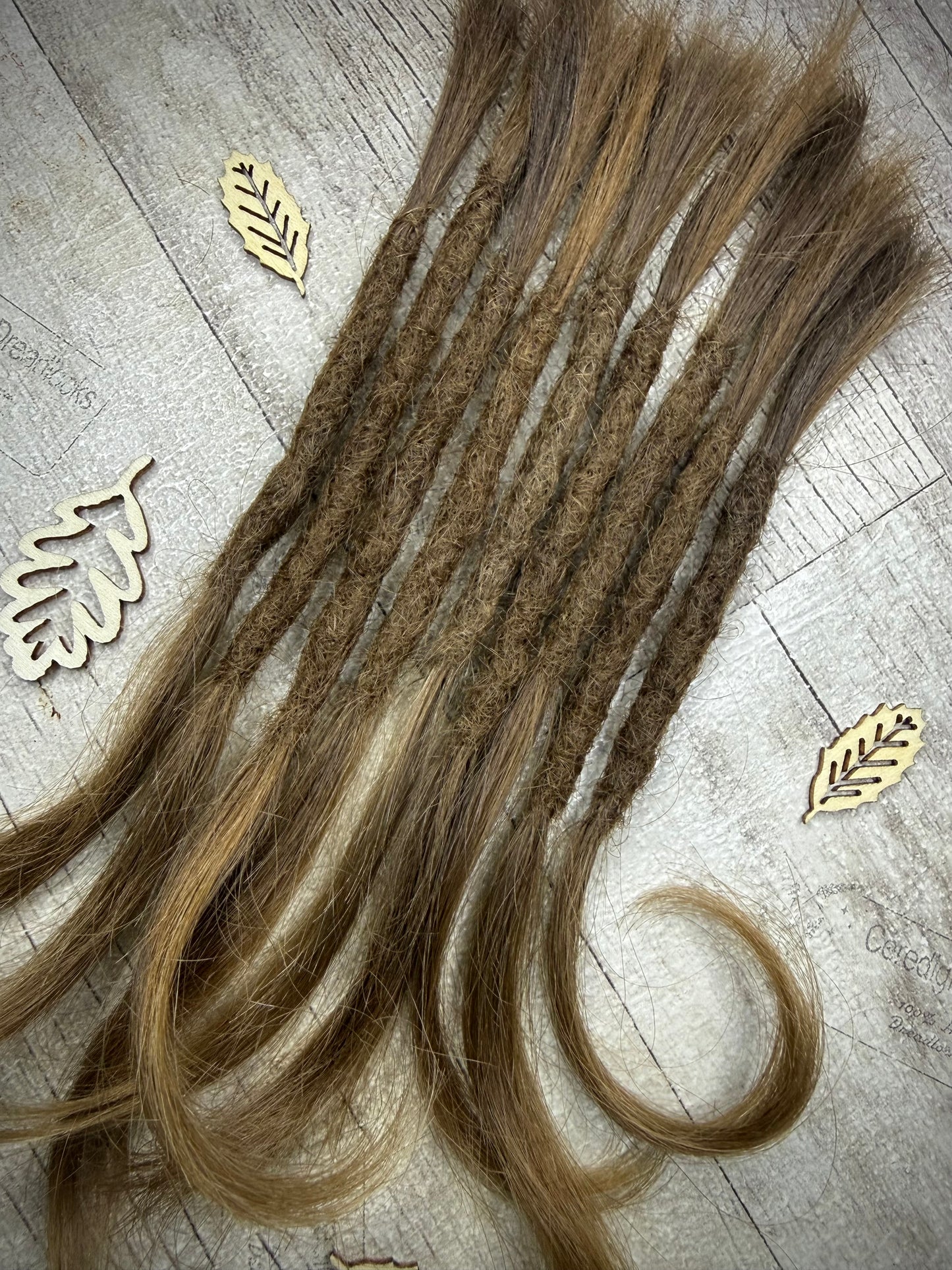 Raw Medium-Dark Blonde 8 Inch Extensions - Ceredigion Dreadlocks