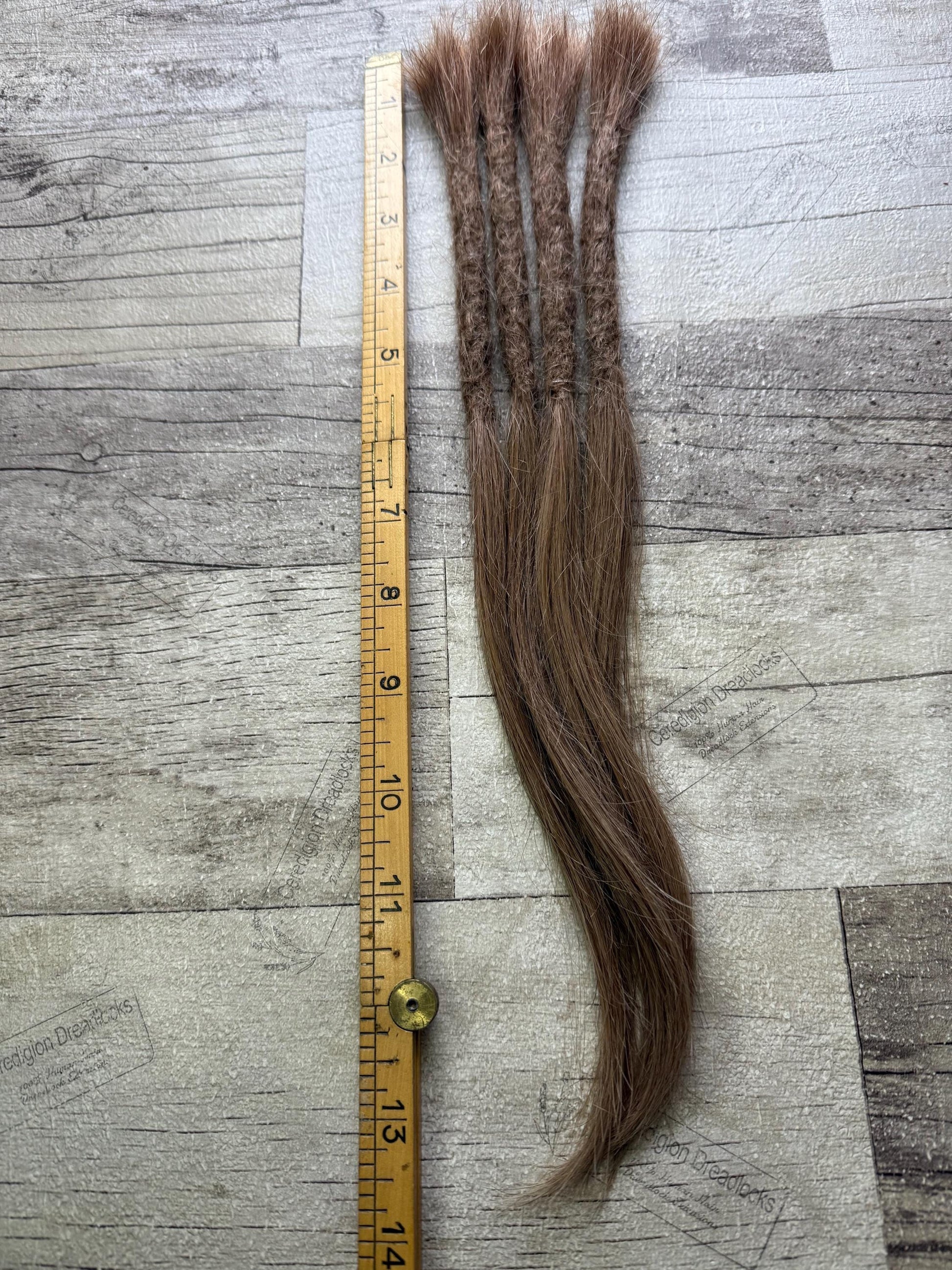 Dark Blonde 14 Inch Extensions - Ceredigion Dreadlocks