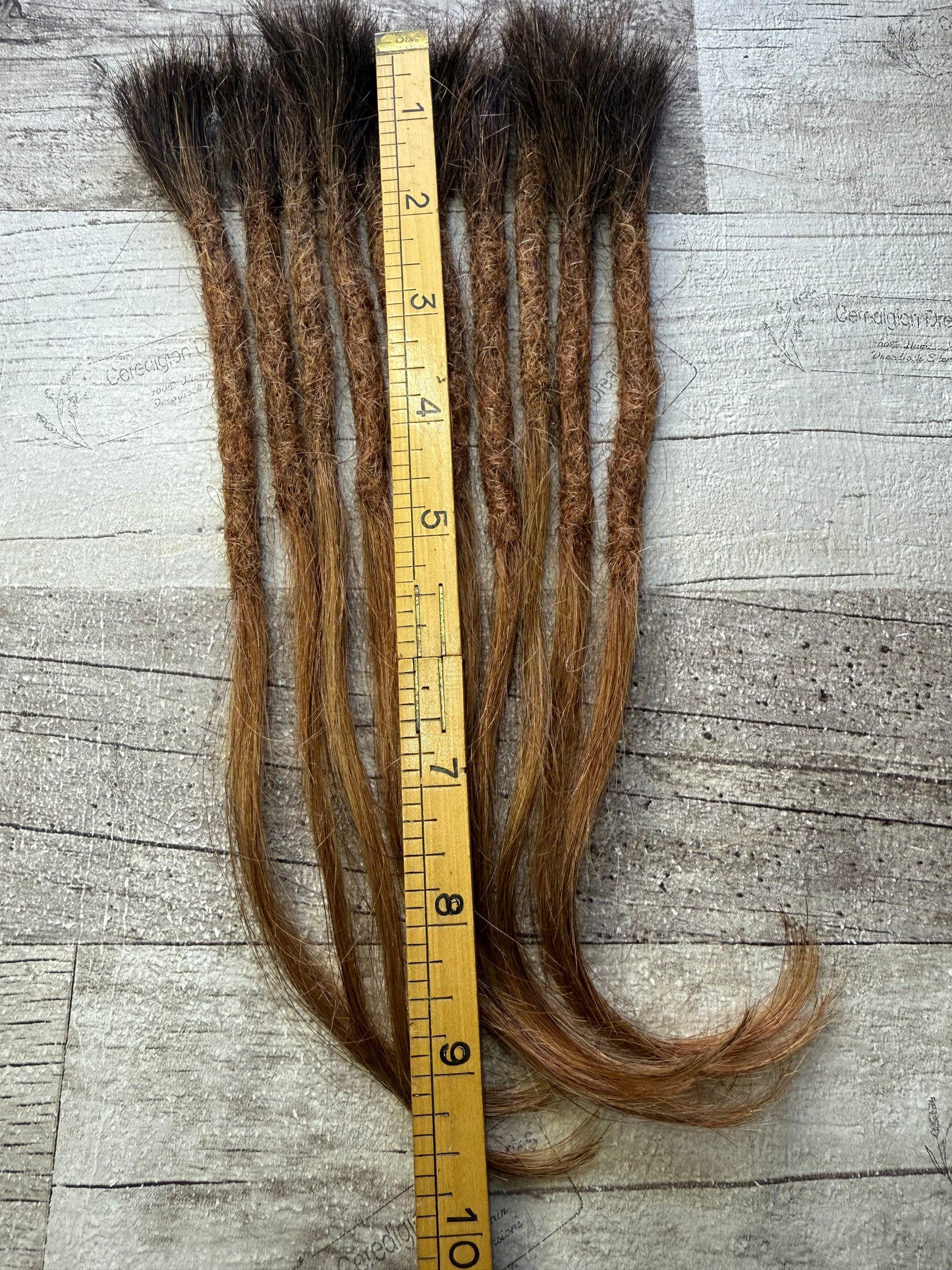 Ombre Dreadlock Extensions 10 Inch