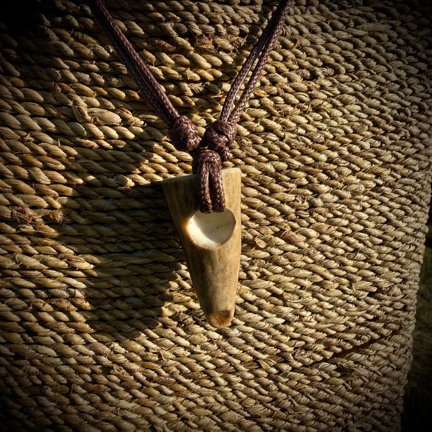 Antler Tip Necklace - Metal Free - Ceredigion Dreadlocks