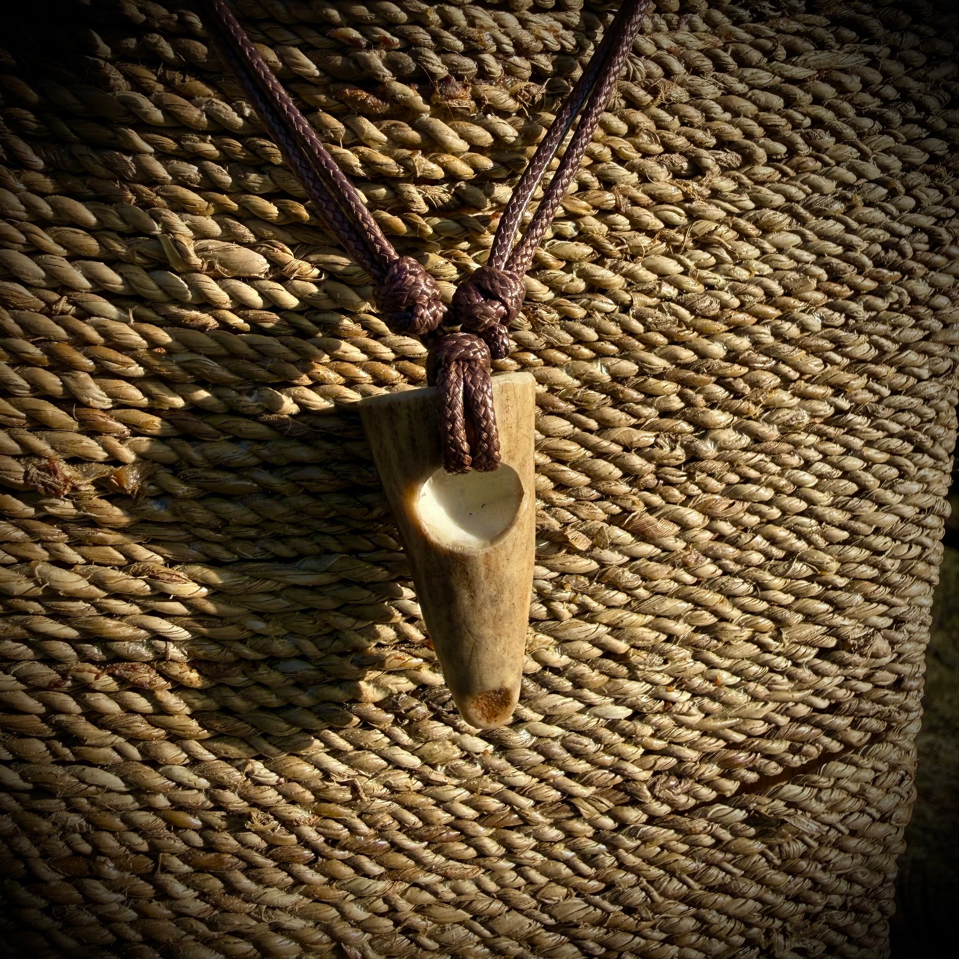 Antler Tip Necklace - Metal Free - Ceredigion Dreadlocks
