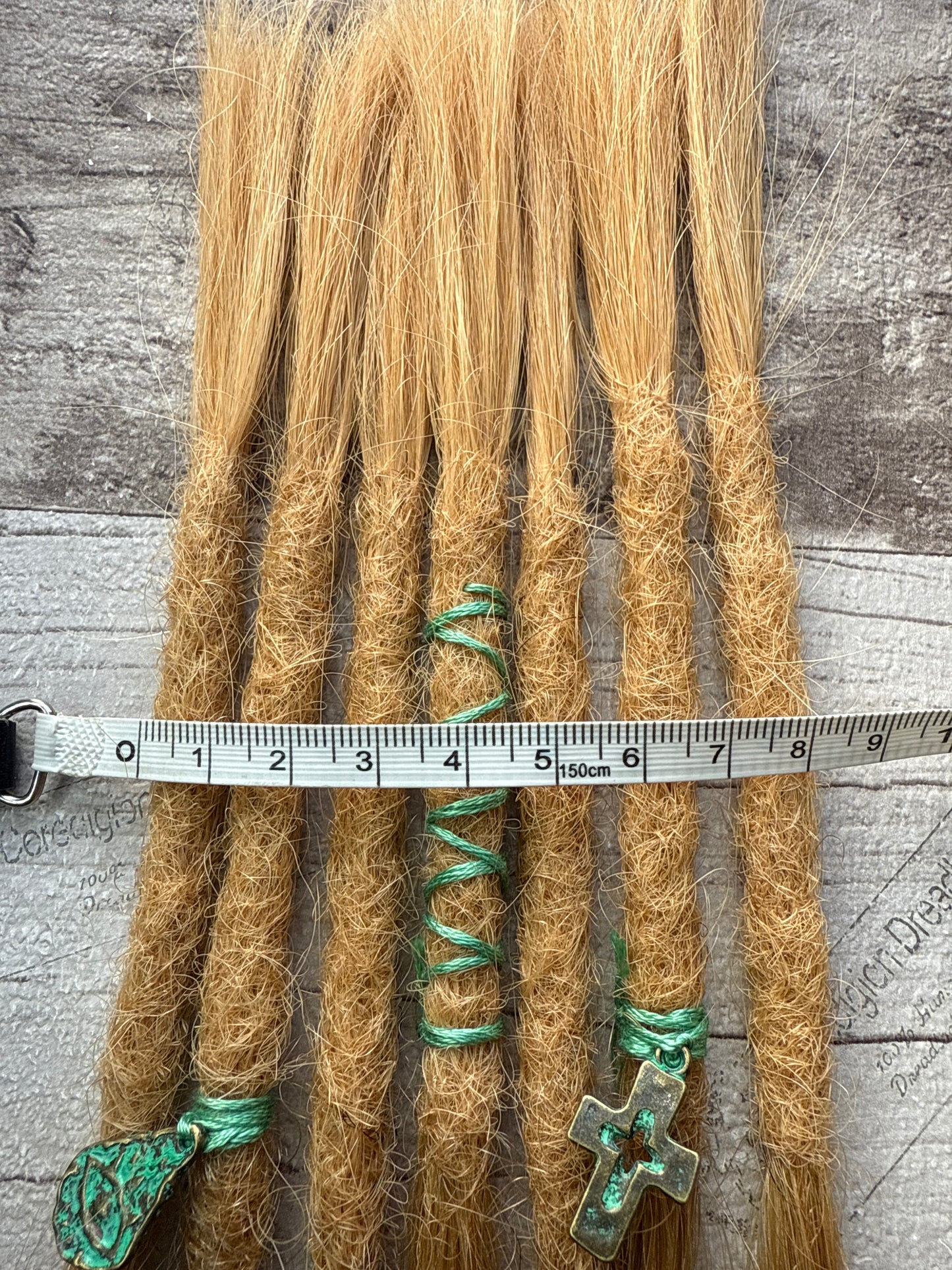 Strawberry Blonde Dreadlock Extensions 17 Inch