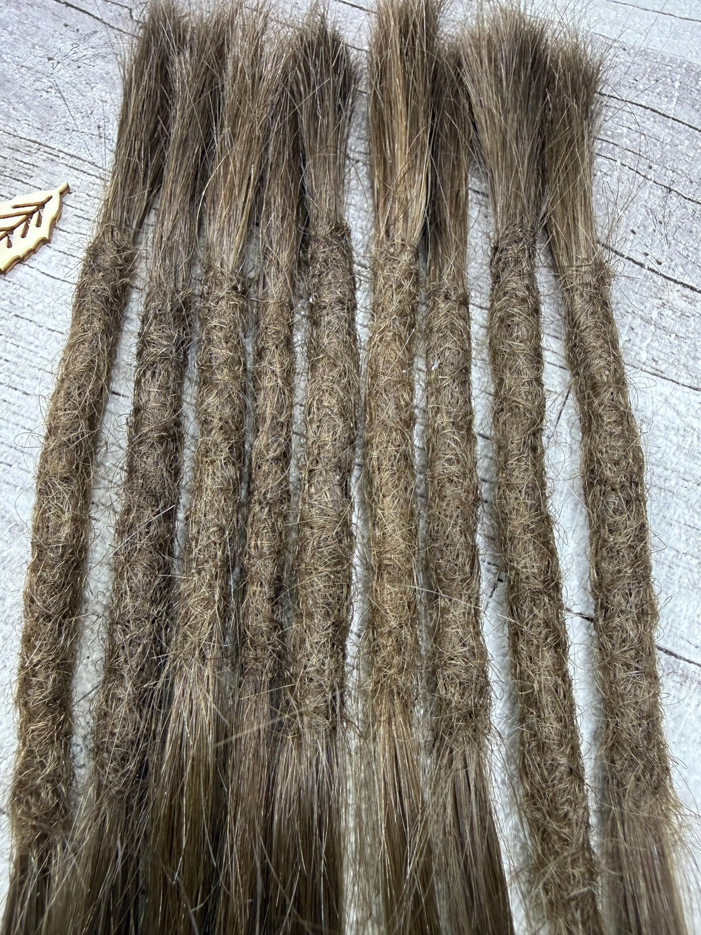 Raw Dark Blonde 9 Inch Extensions - Ceredigion Dreadlocks