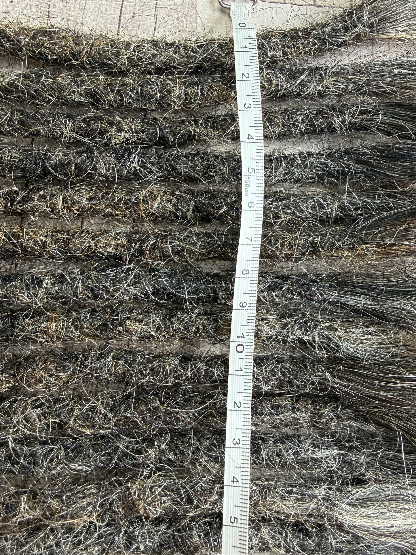 Raw Salt & Pepper Dreadlock Extensions 18 Inch - Ceredigion Dreadlocks