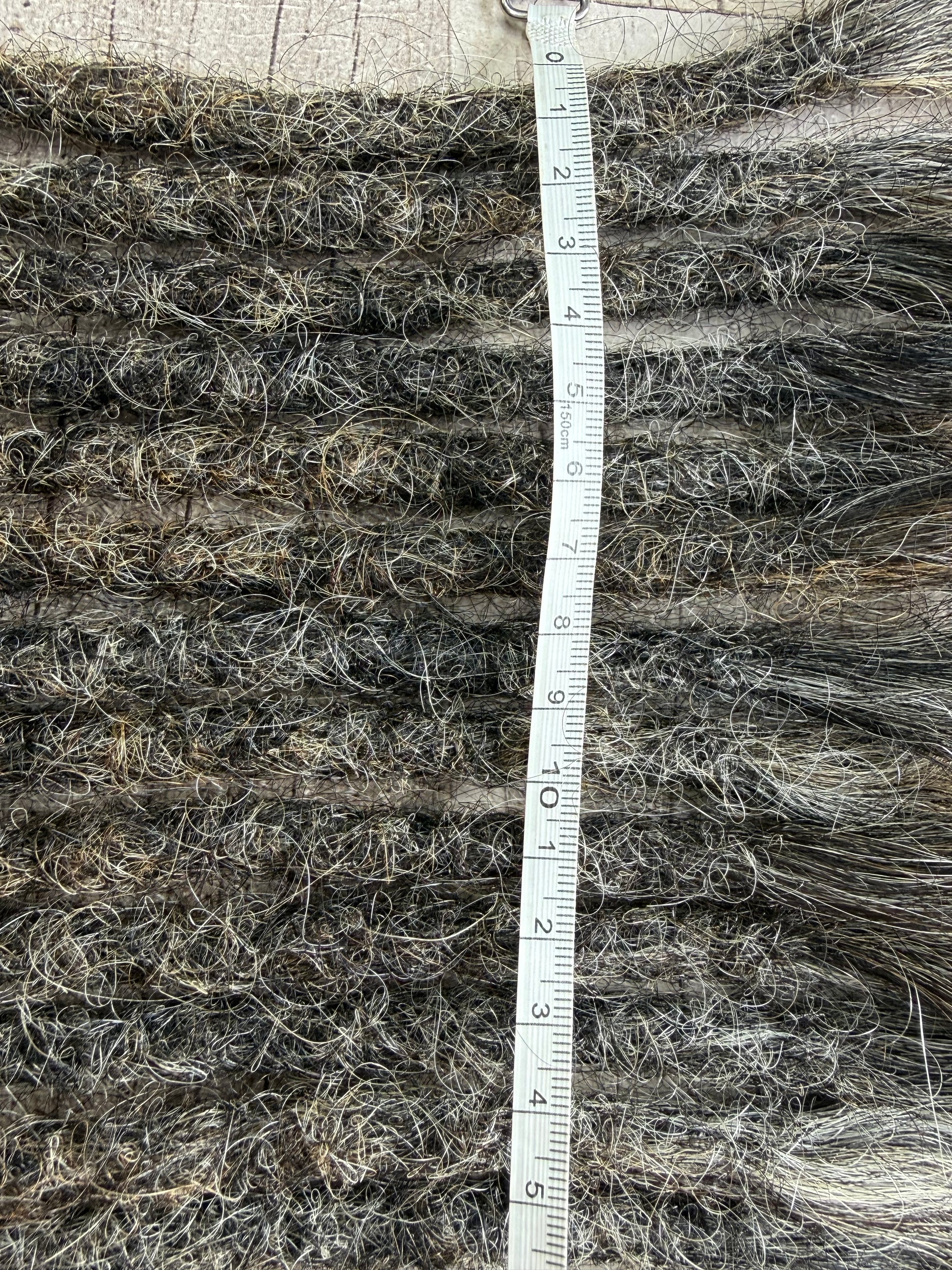 Raw Salt & Pepper Dreadlock Extensions 18 Inch - Ceredigion Dreadlocks