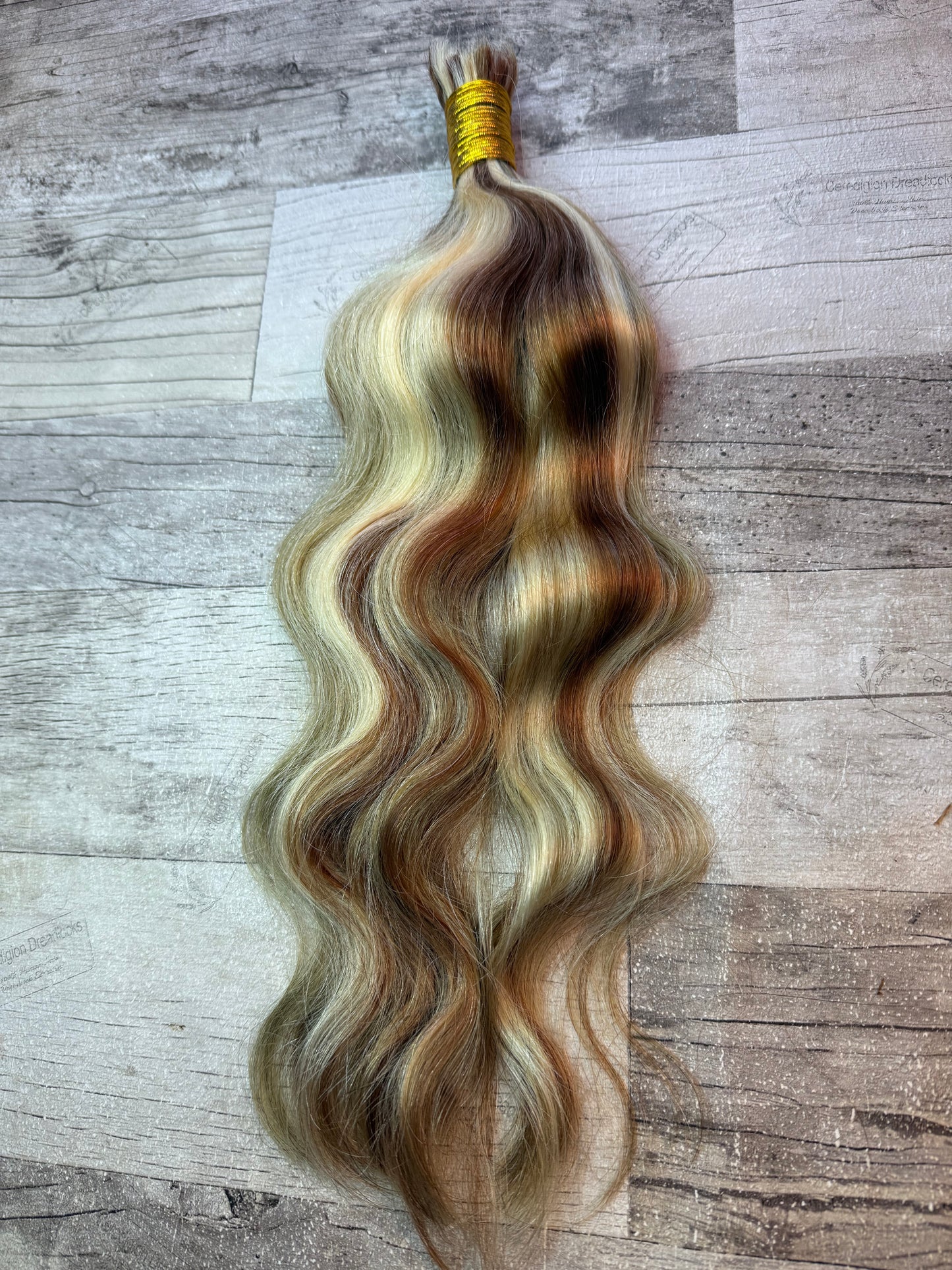 Mixed Cinnamon Blonde Hair Extensions 17 Inch
