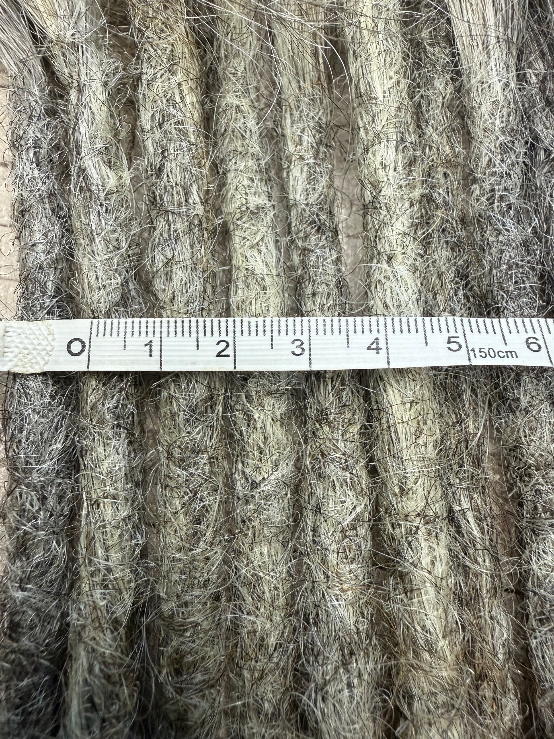 Raw Grey Salt & Pepper 16 Inch Extensions - Ceredigion Dreadlocks