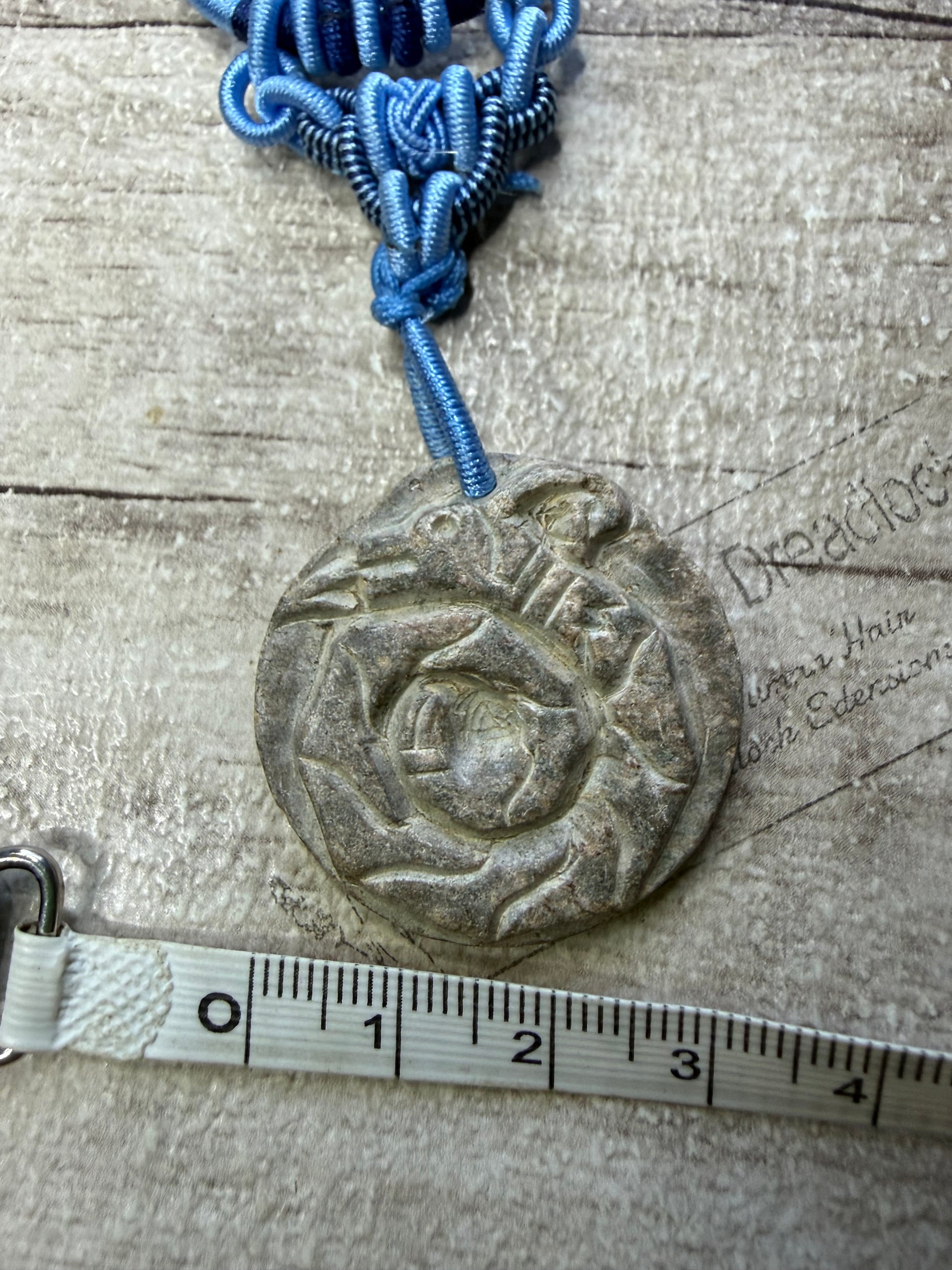 Hand Carved Stone Necklace - Serpent - Ceredigion Dreadlocks