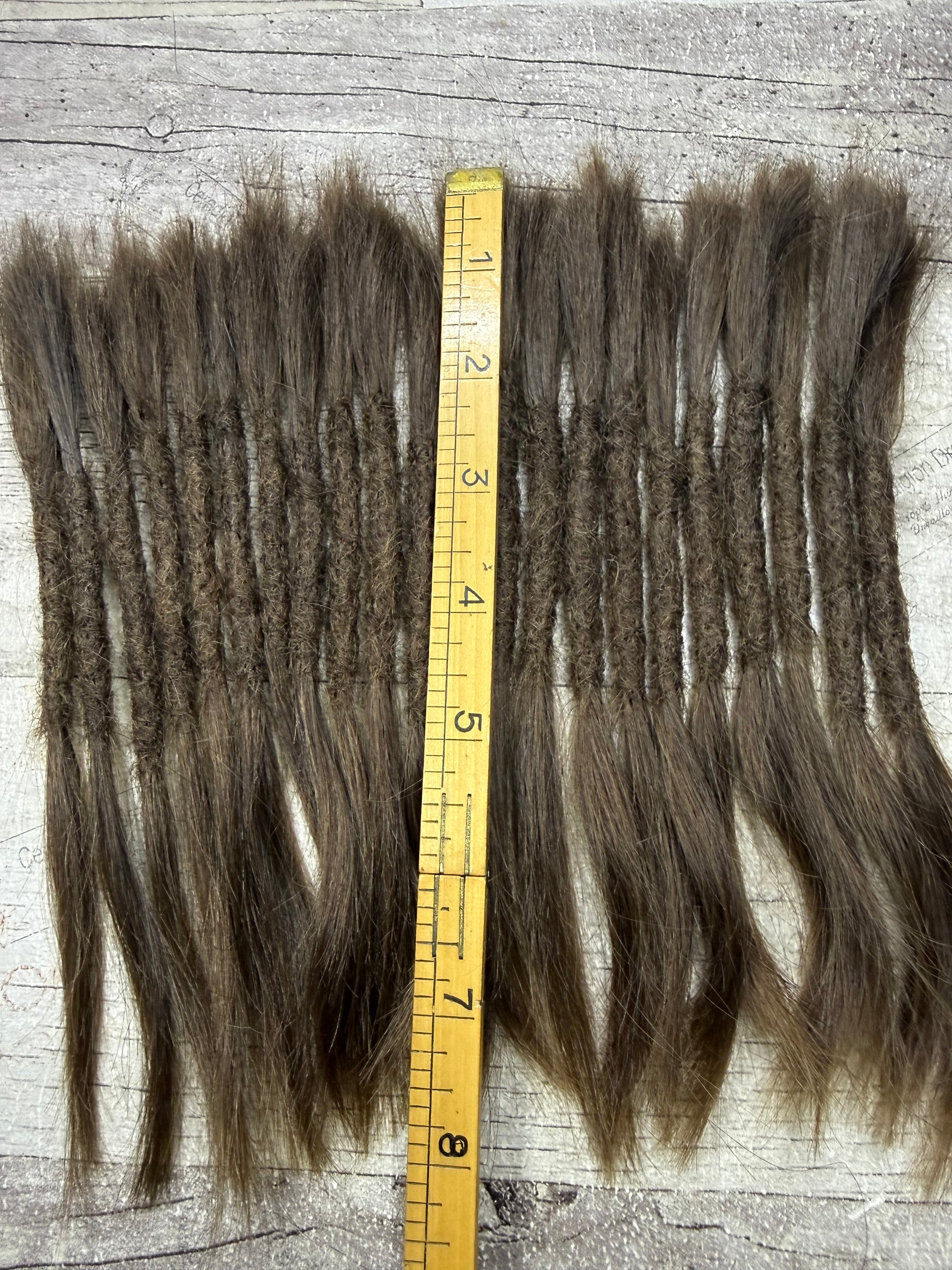 Raw Brown to Blonde 8 Inch Extensions - Ceredigion Dreadlocks