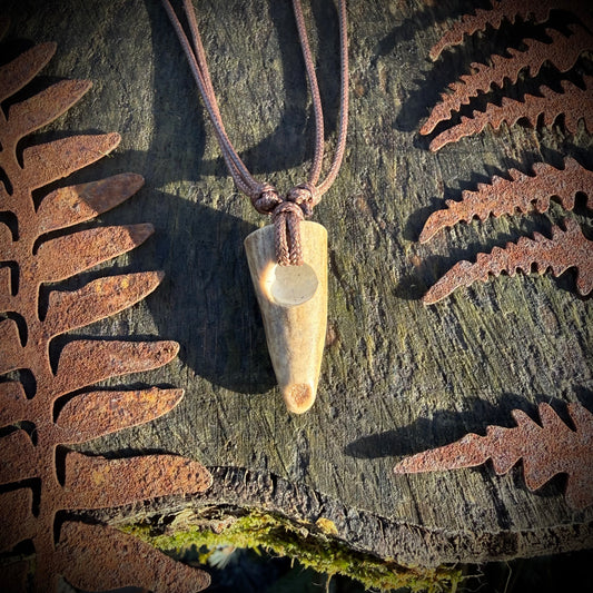Antler Tip Necklace - Metal Free - Ceredigion Dreadlocks