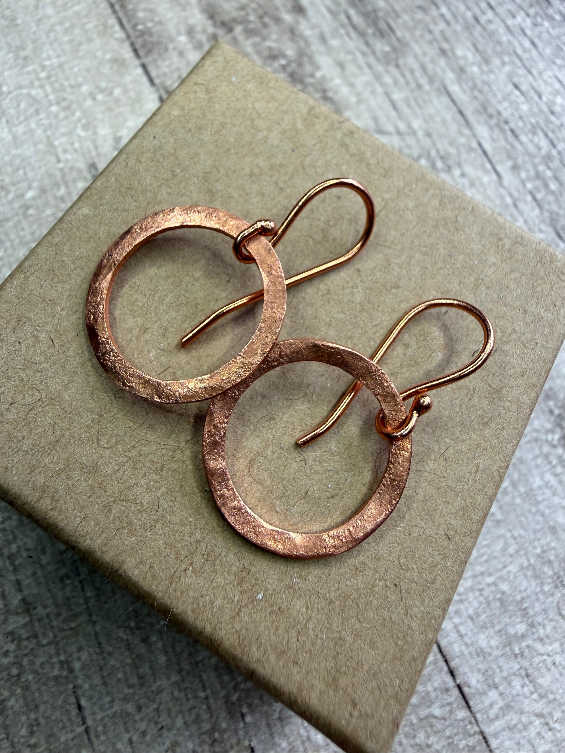 Genuine Copper Earrings - Ceredigion Dreadlocks
