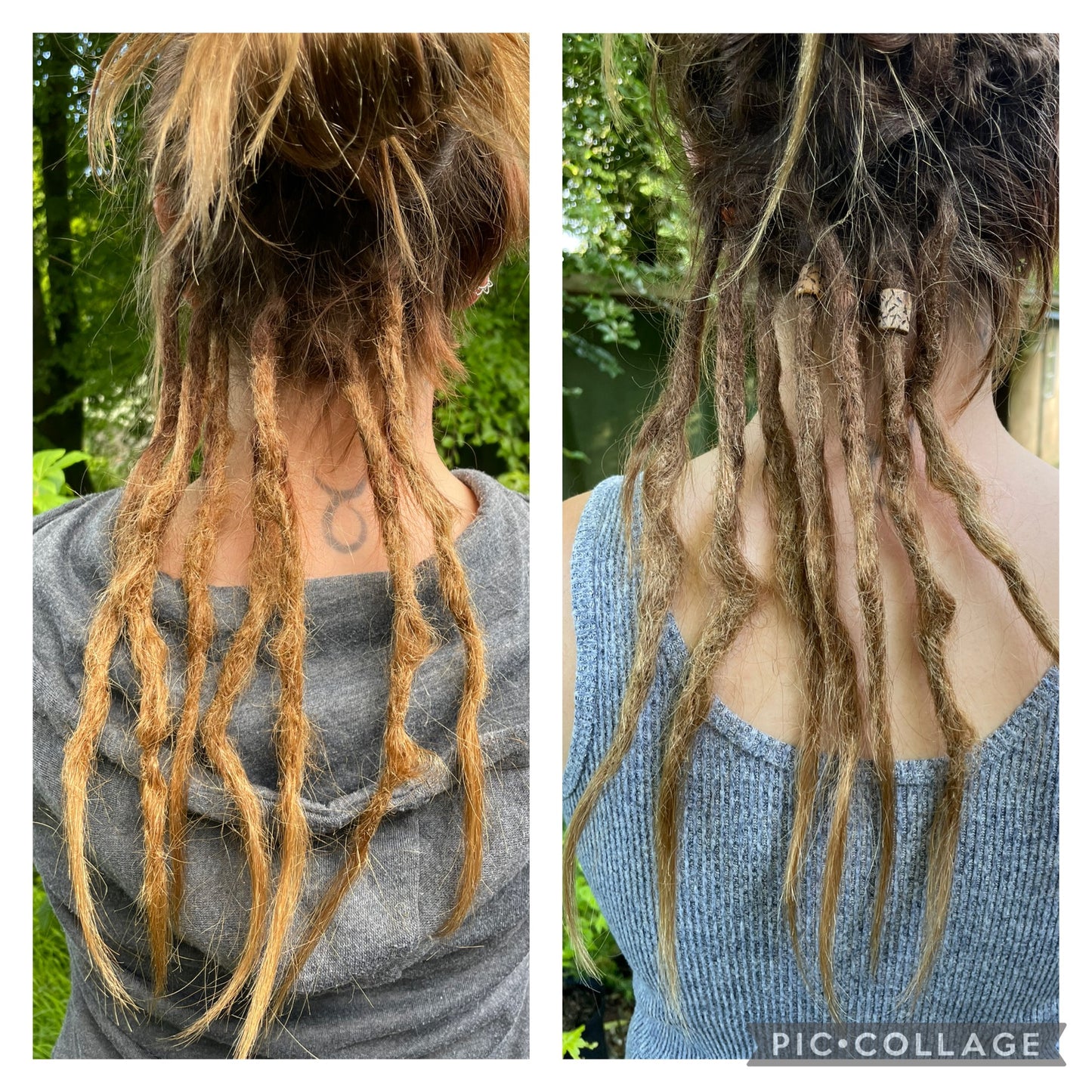 Medium Brown Dreadlock Extensions Wild Style 14 Inch - Ceredigion Dreadlocks