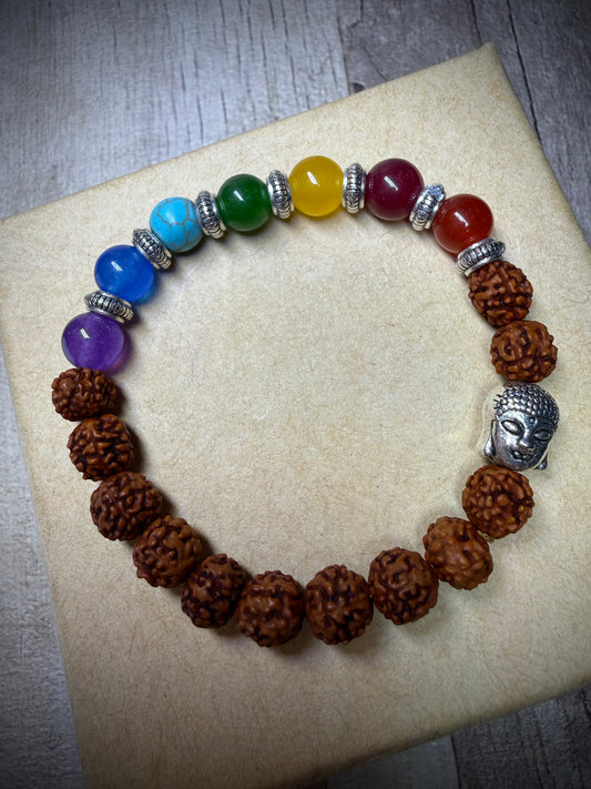 Chakra Stretchy Bracelet - Ceredigion Dreadlocks