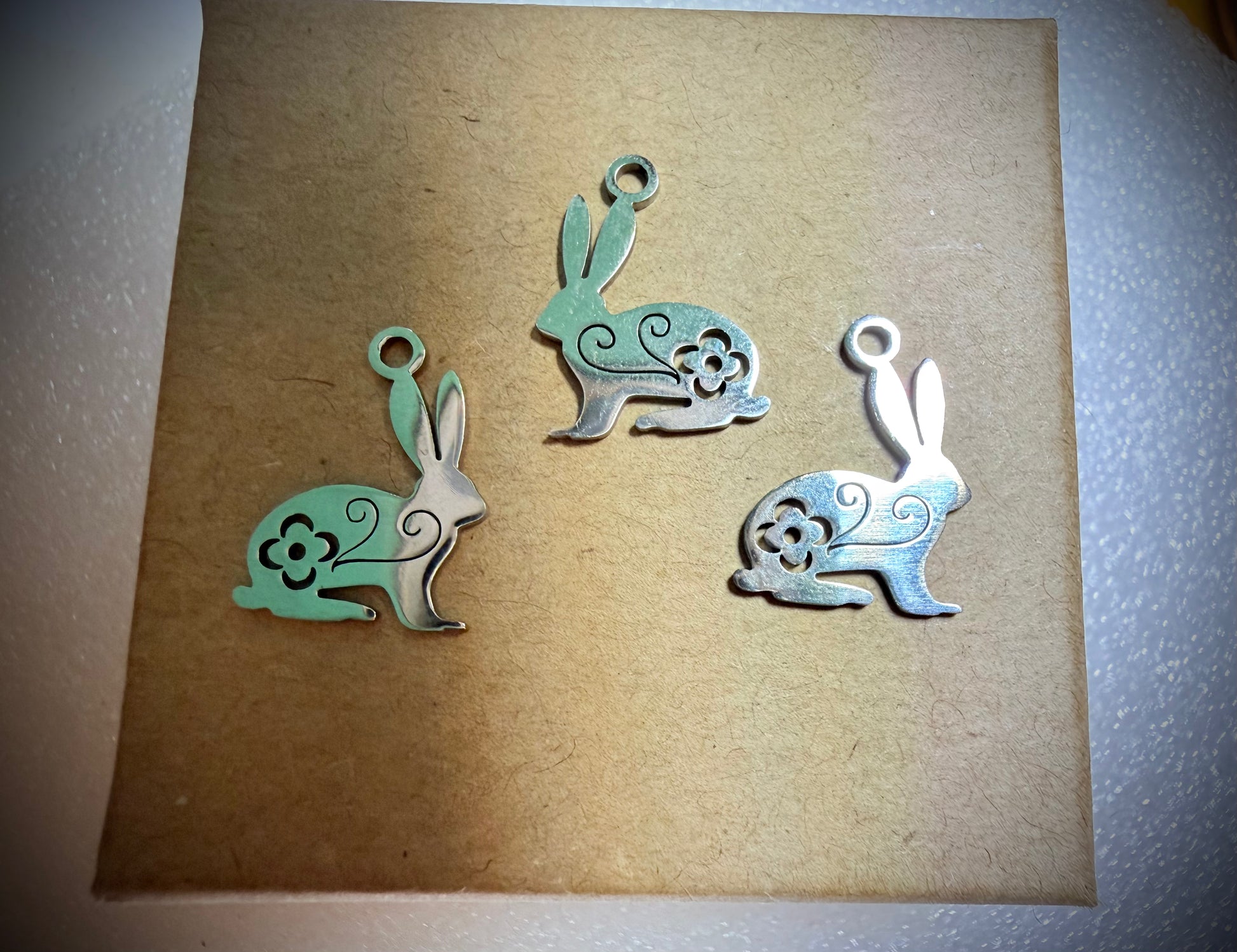 Rabbit Charm - Stainless Steel - Ceredigion Dreadlocks