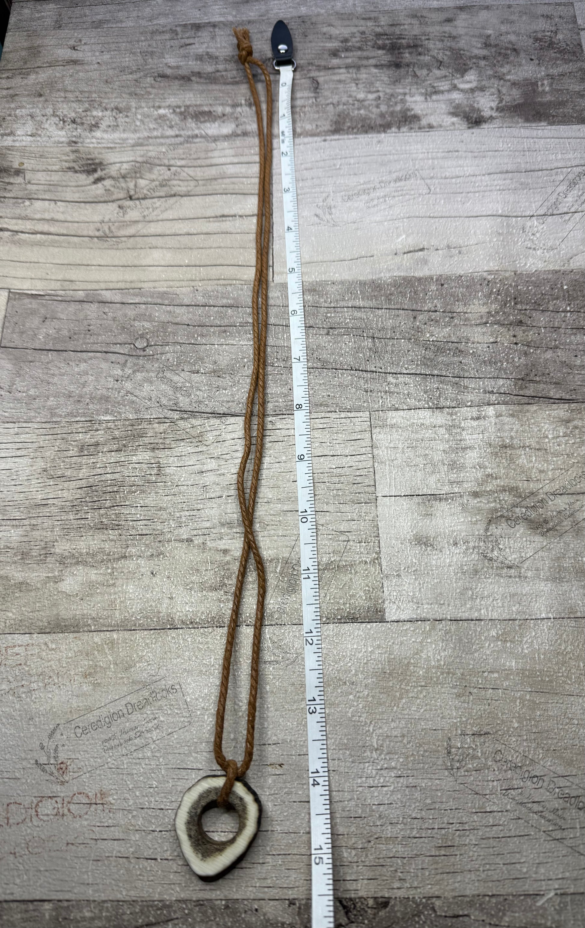 Antler Disc Necklace - Ceredigion Dreadlocks