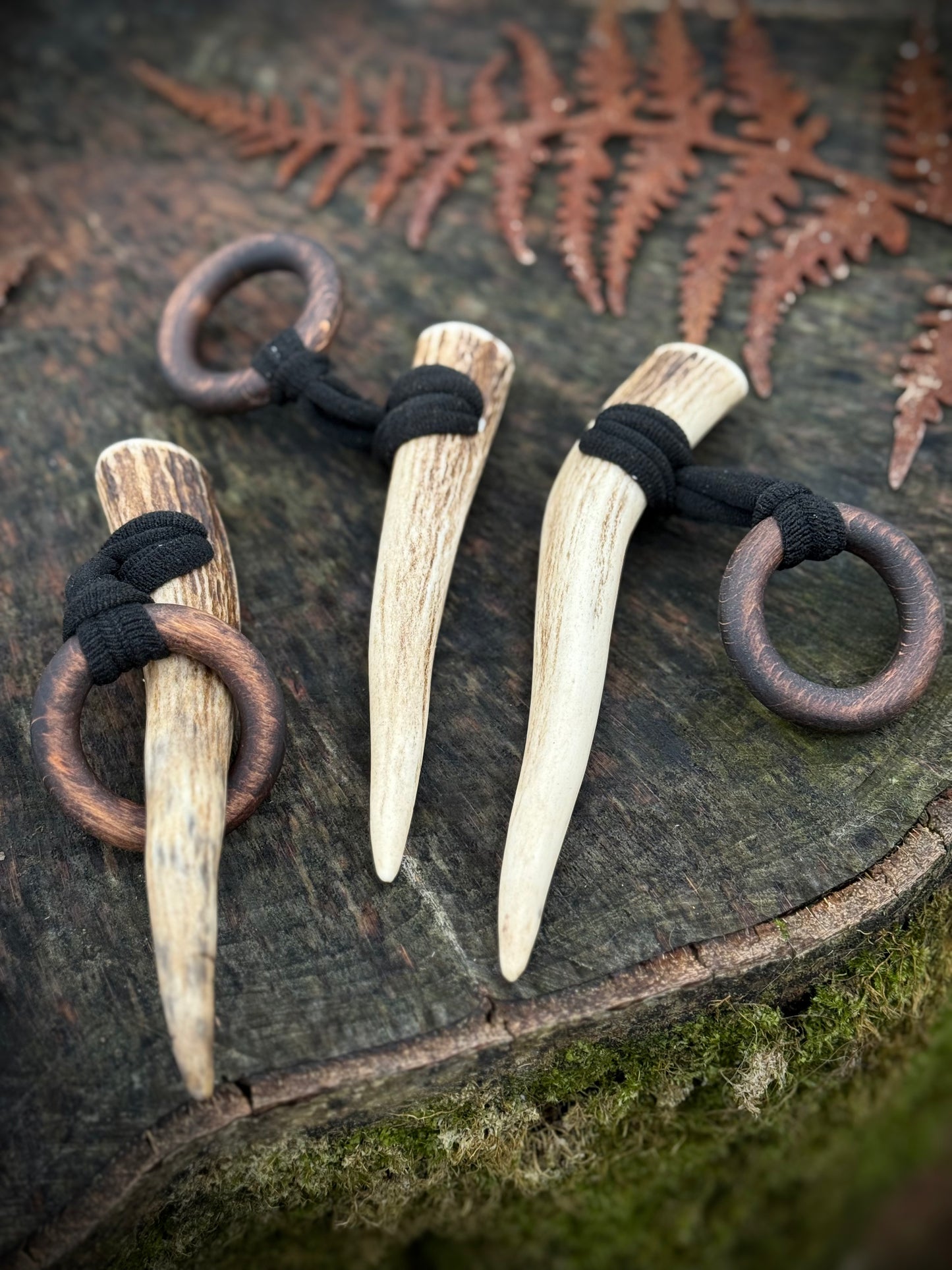 Antler Hair Toggle - Ceredigion Dreadlocks