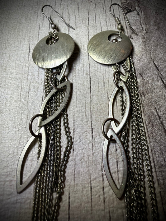 Chain Tassel Earrings - Ceredigion Dreadlocks