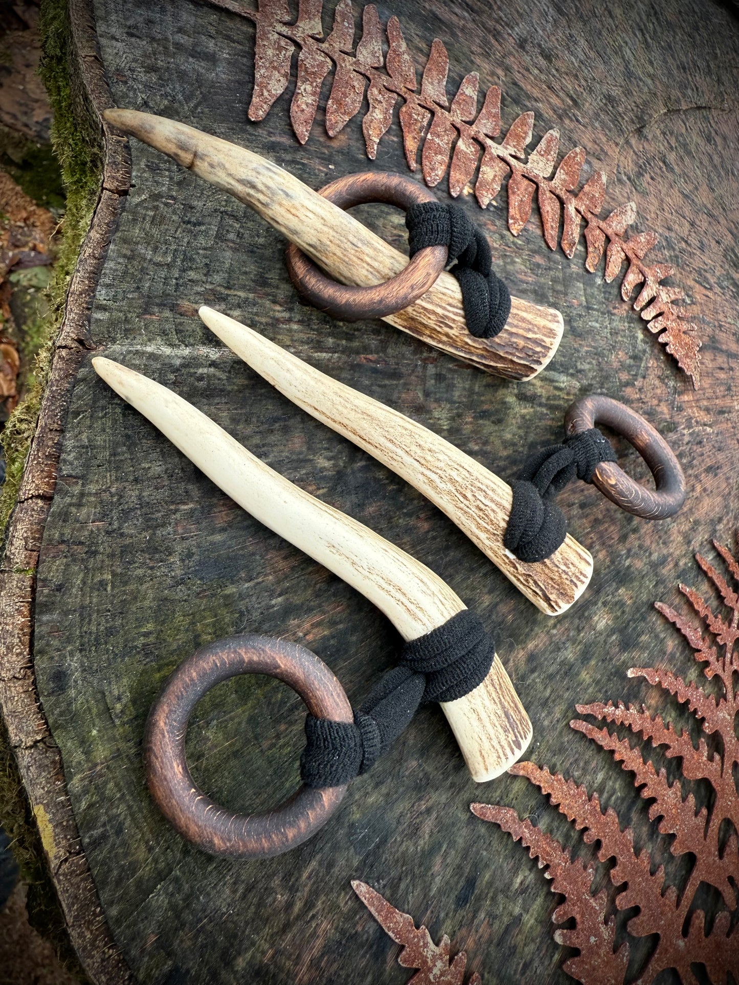 Antler Hair Toggle - Ceredigion Dreadlocks