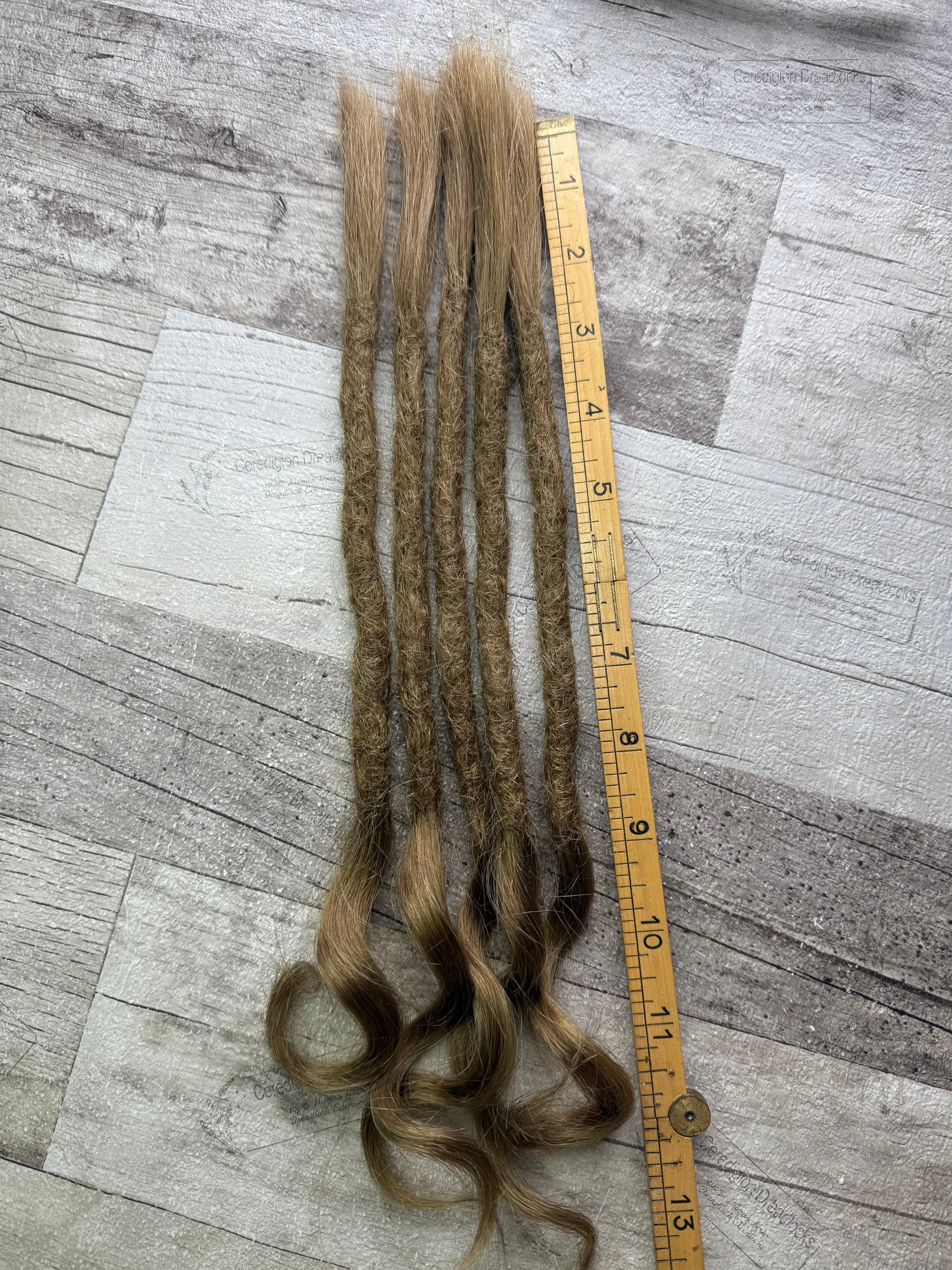 Golden Blonde 15 Inch Curly Extensions - Ceredigion Dreadlocks
