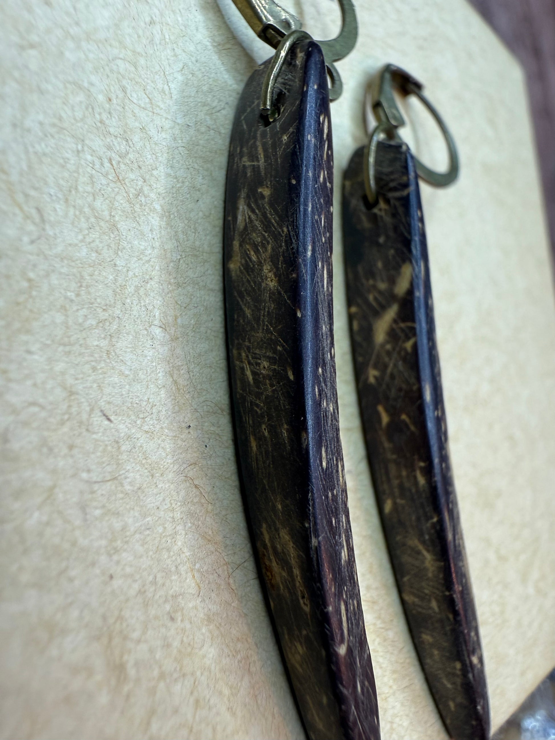 Coconut Wood Earrings - Ceredigion Dreadlocks