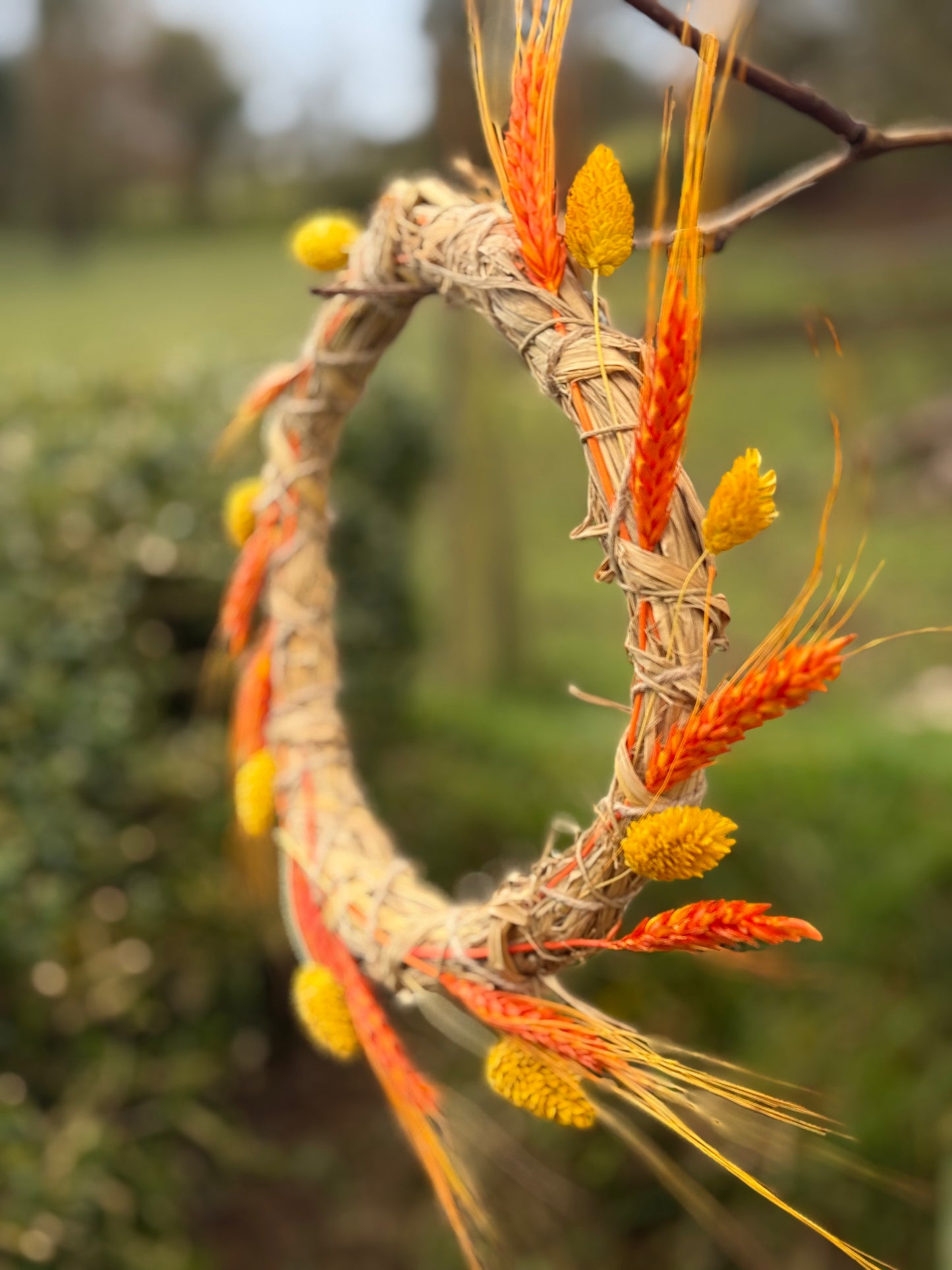 Straw & Ryegrass Wreath