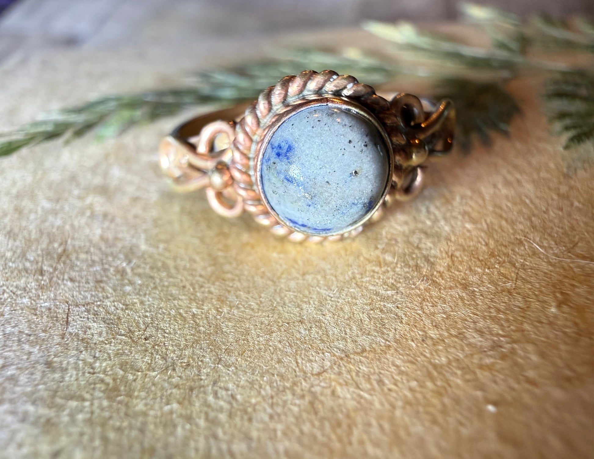 Lapis Luzuli Vintage Ring - Ceredigion Dreadlocks