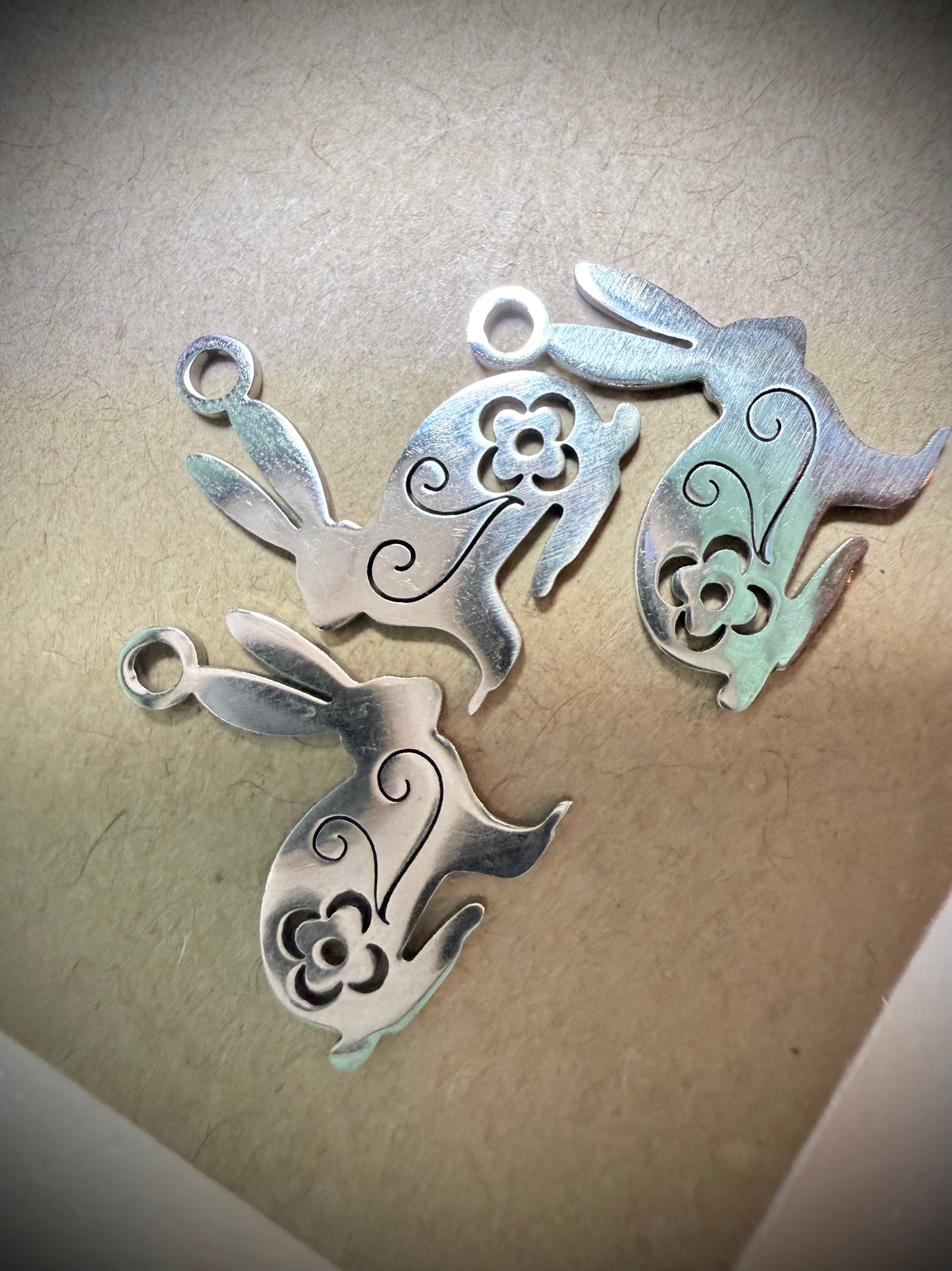 Rabbit Charm - Stainless Steel - Ceredigion Dreadlocks