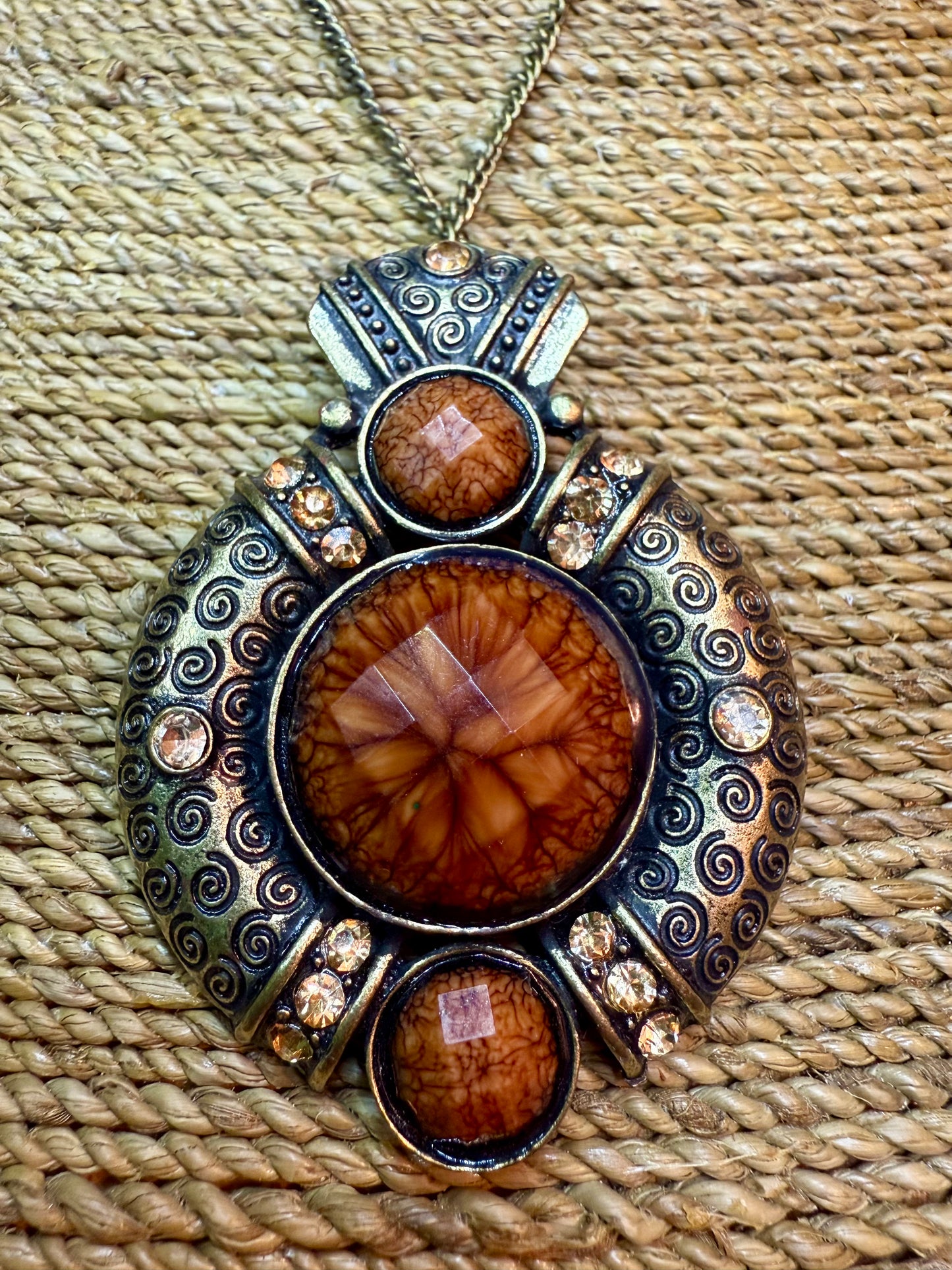 Tribal Style Long Necklace - Ceredigion Dreadlocks