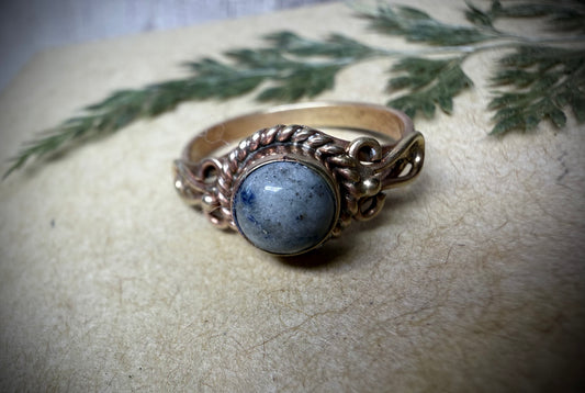 Lapis Luzuli Vintage Ring - Ceredigion Dreadlocks