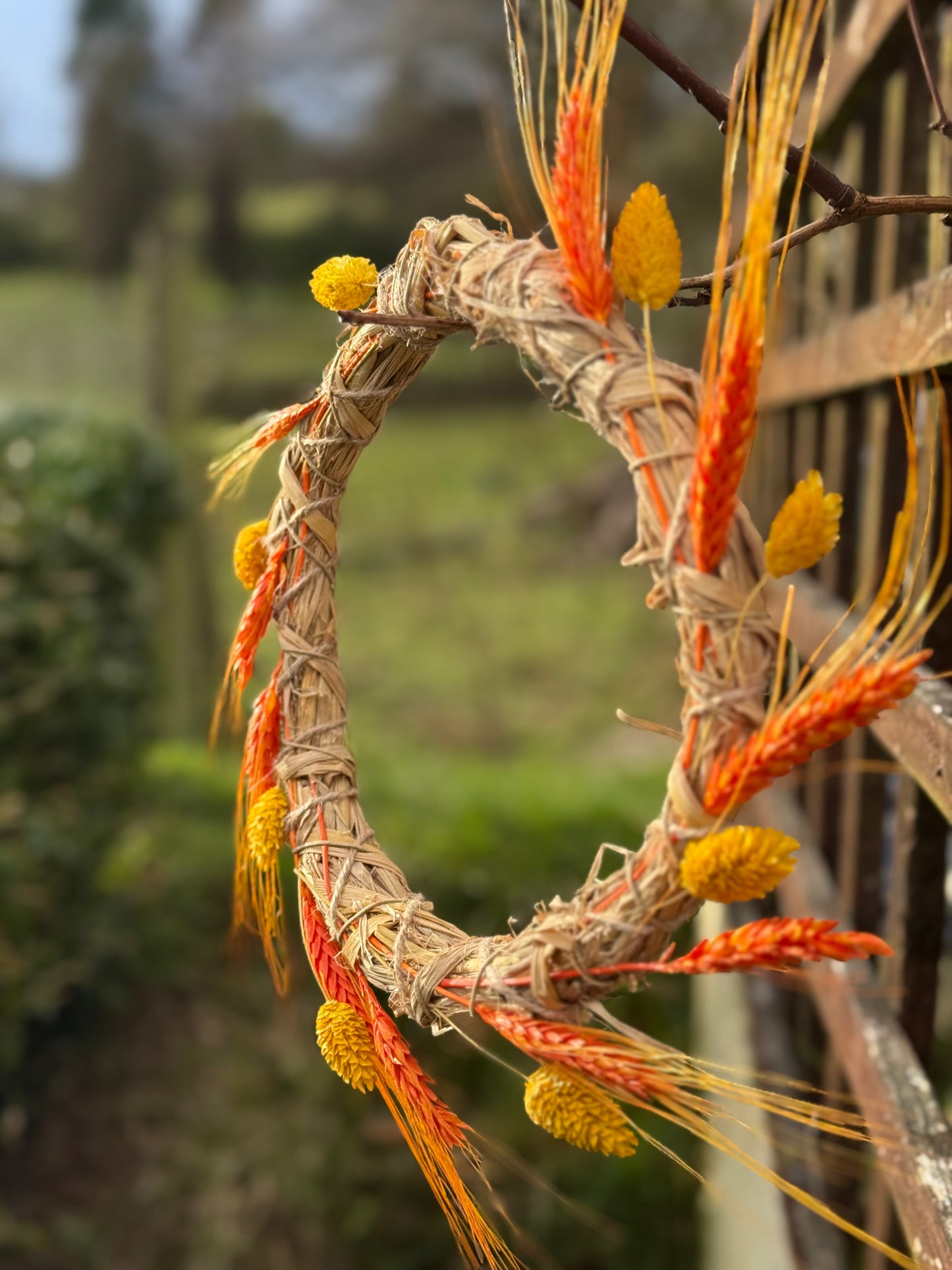 Straw & Ryegrass Wreath