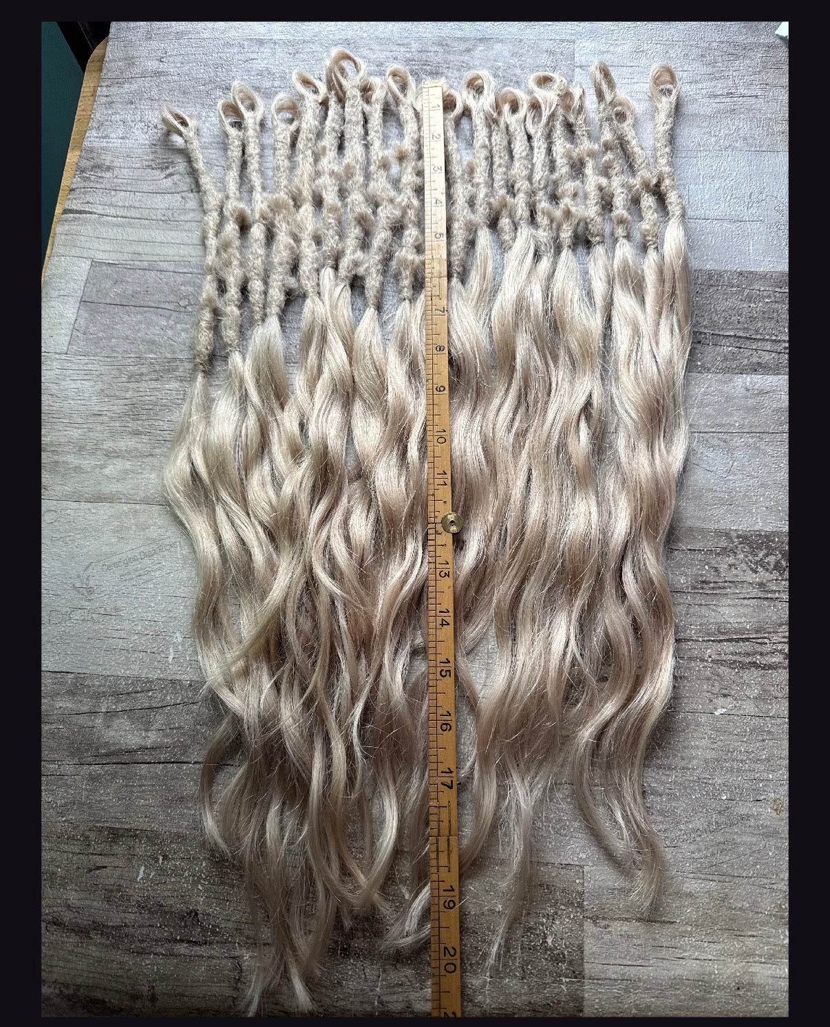 Amber: x20 looped dreadlock extensions