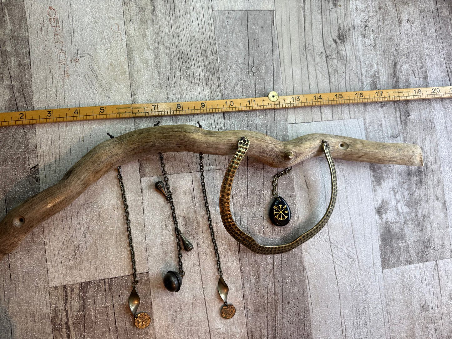 Driftwood Wall Hanging - Bronze - Ceredigion Dreadlocks