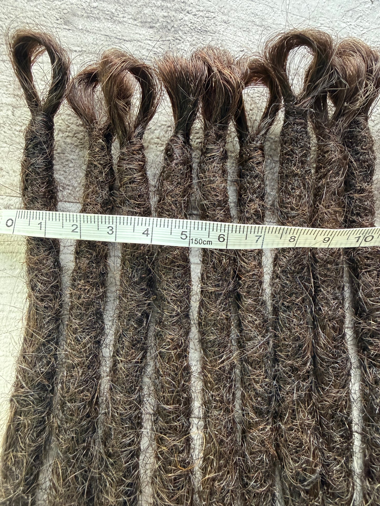 Teakay: x10 looped dreadlock extensions
