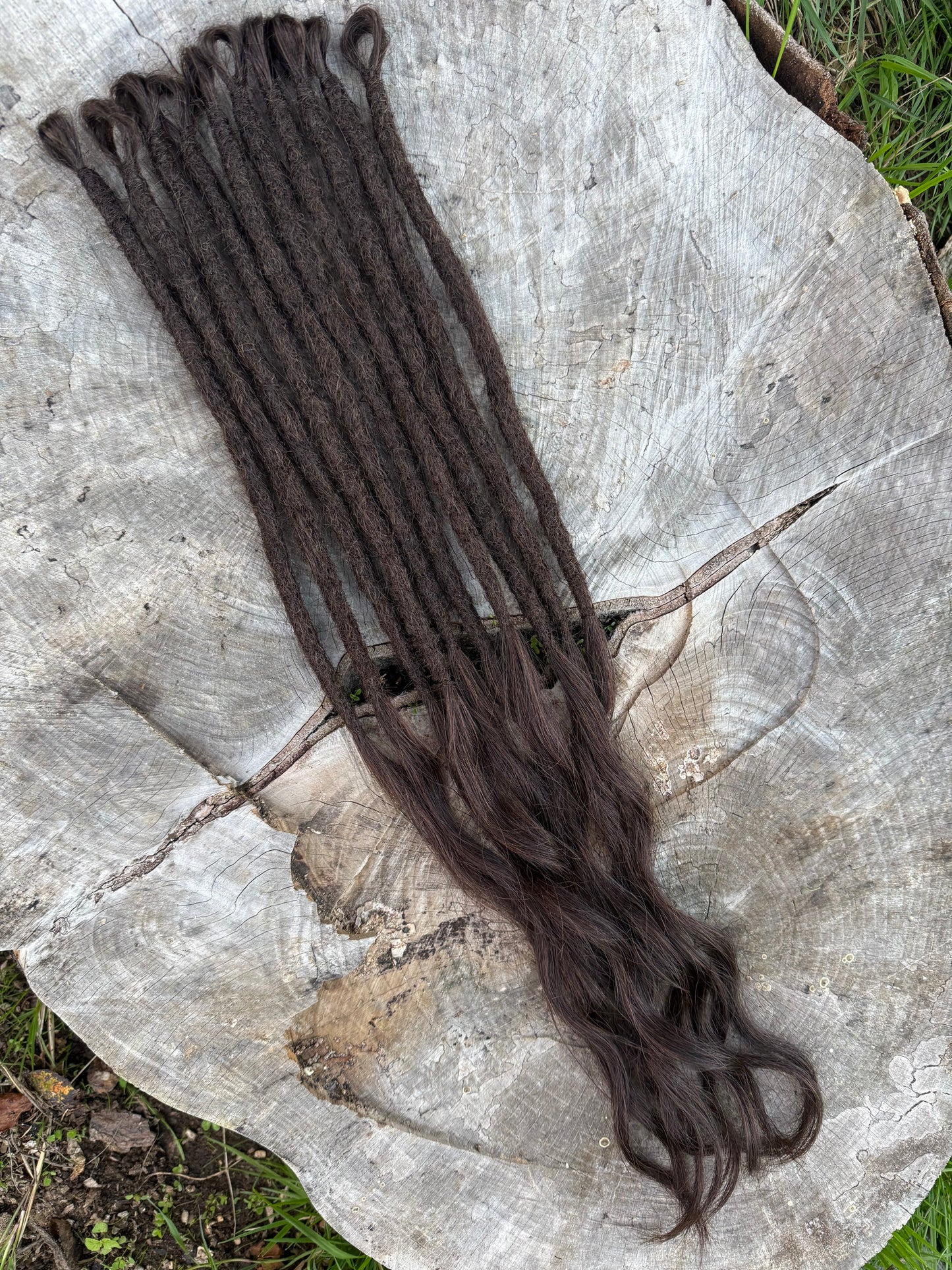 Teakay: x10 looped dreadlock extensions