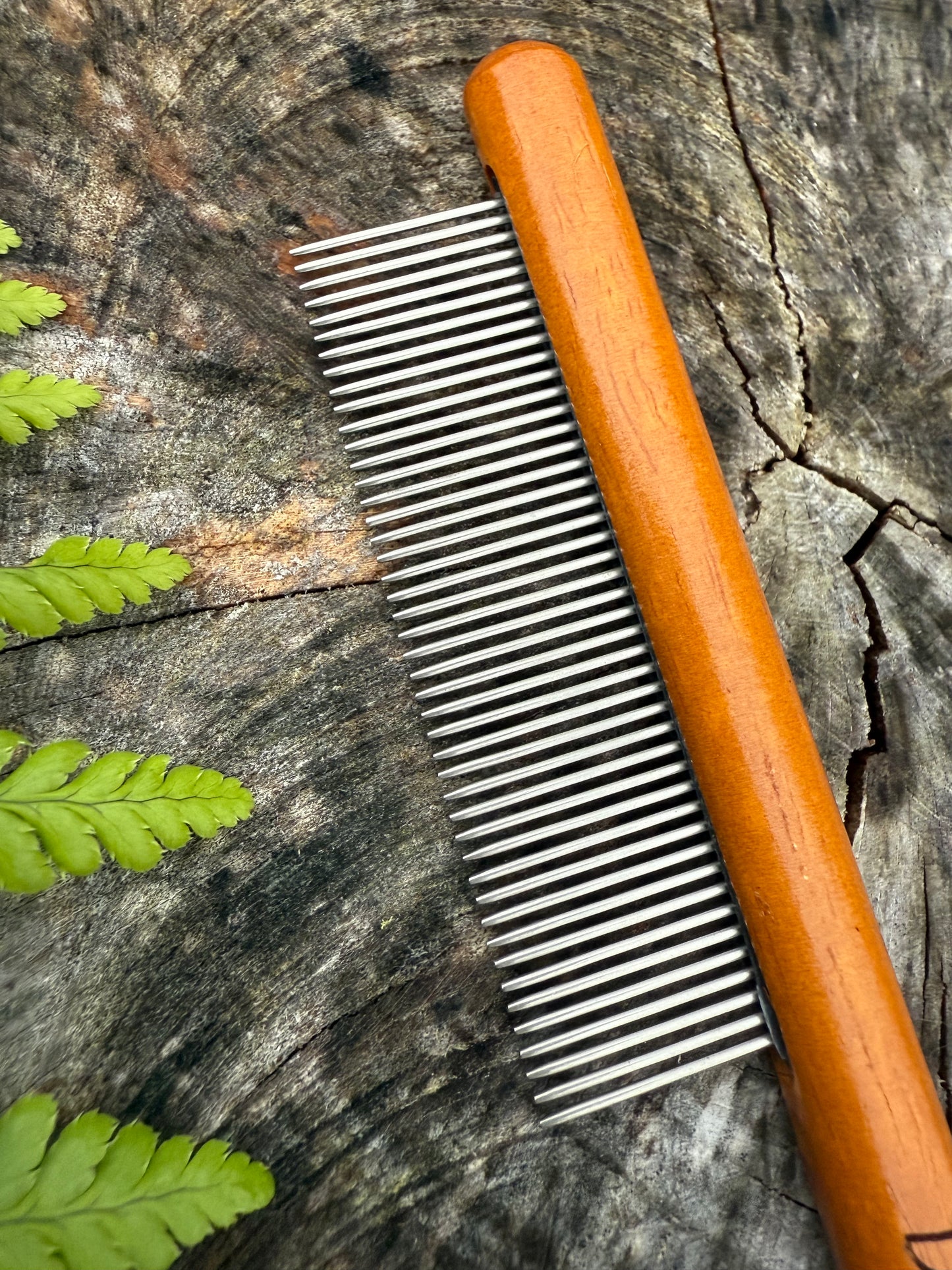 Wooden Dreadlock Comb - Ceredigion Dreadlocks