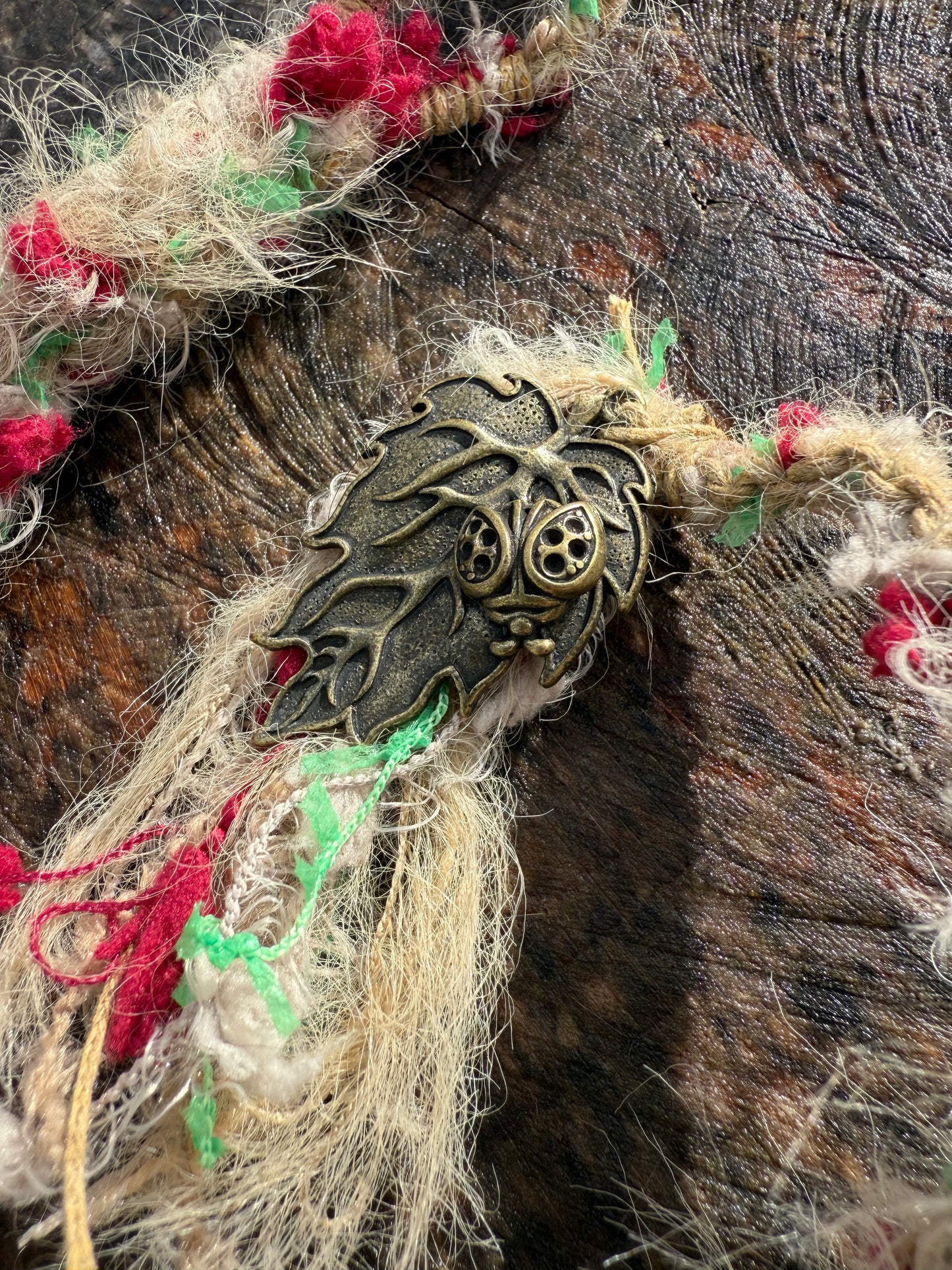 Fluffy Hair Wrap - Ladybird - Ceredigion Dreadlocks