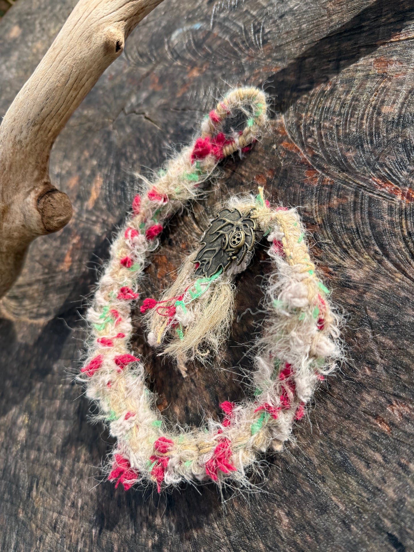 Fluffy Hair Wrap - Ladybird - Ceredigion Dreadlocks