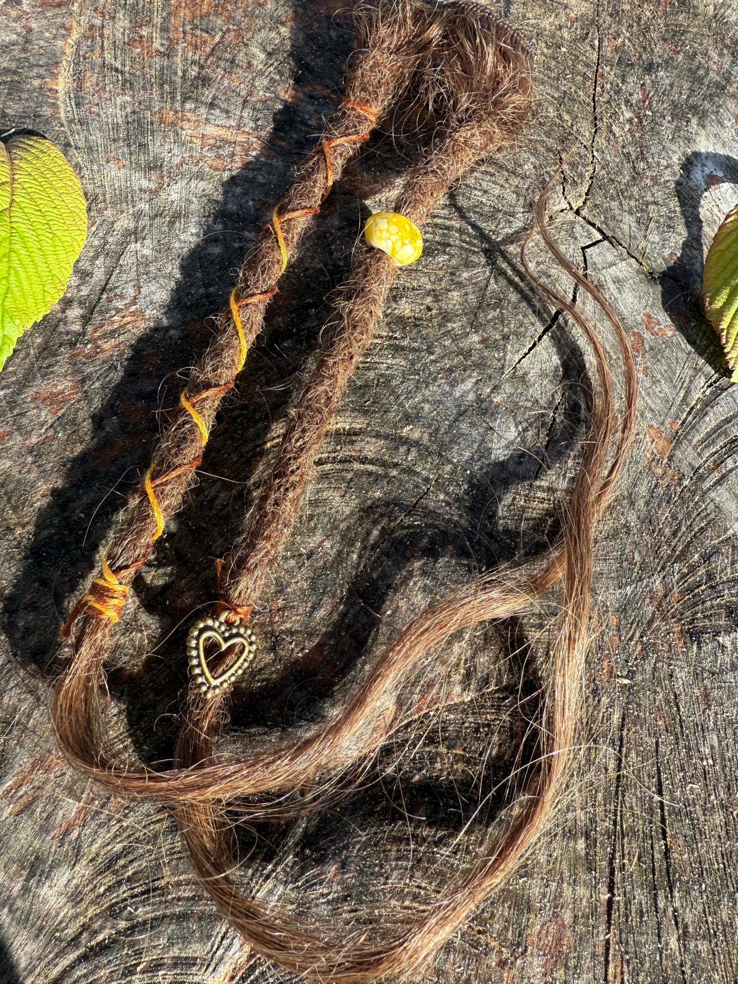 Clip In Brown 16 Inches Extension Accessory - Ceredigion Dreadlocks