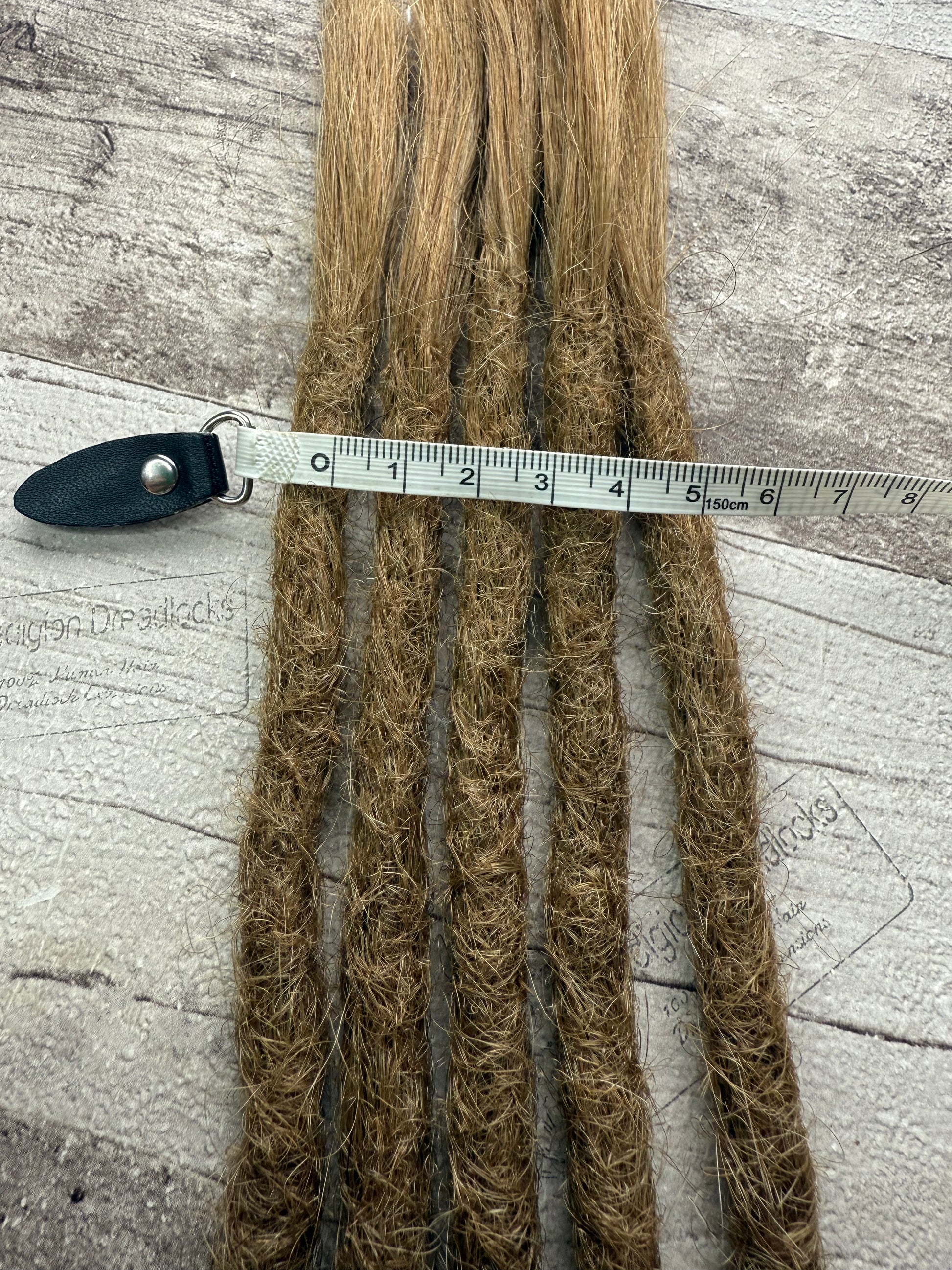 Golden Blonde 15 Inch Curly Extensions - Ceredigion Dreadlocks