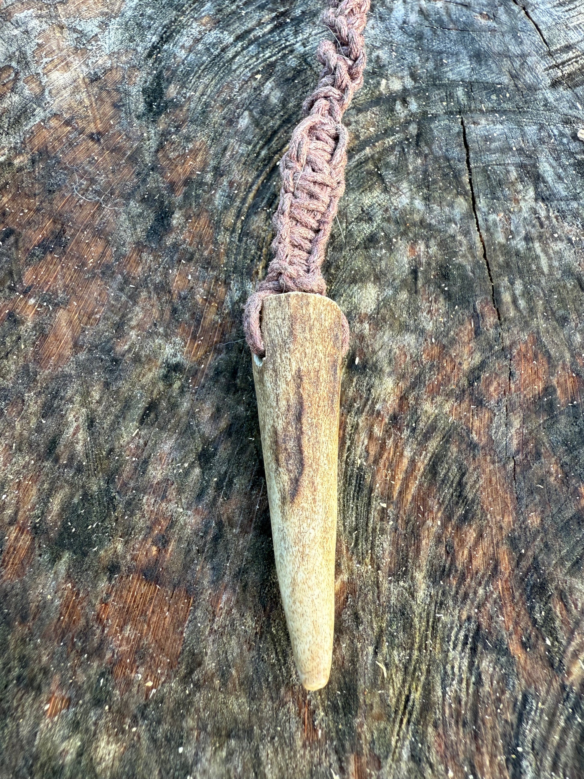 Macrame Hair Wrap - Simple Antler - Ceredigion Dreadlocks