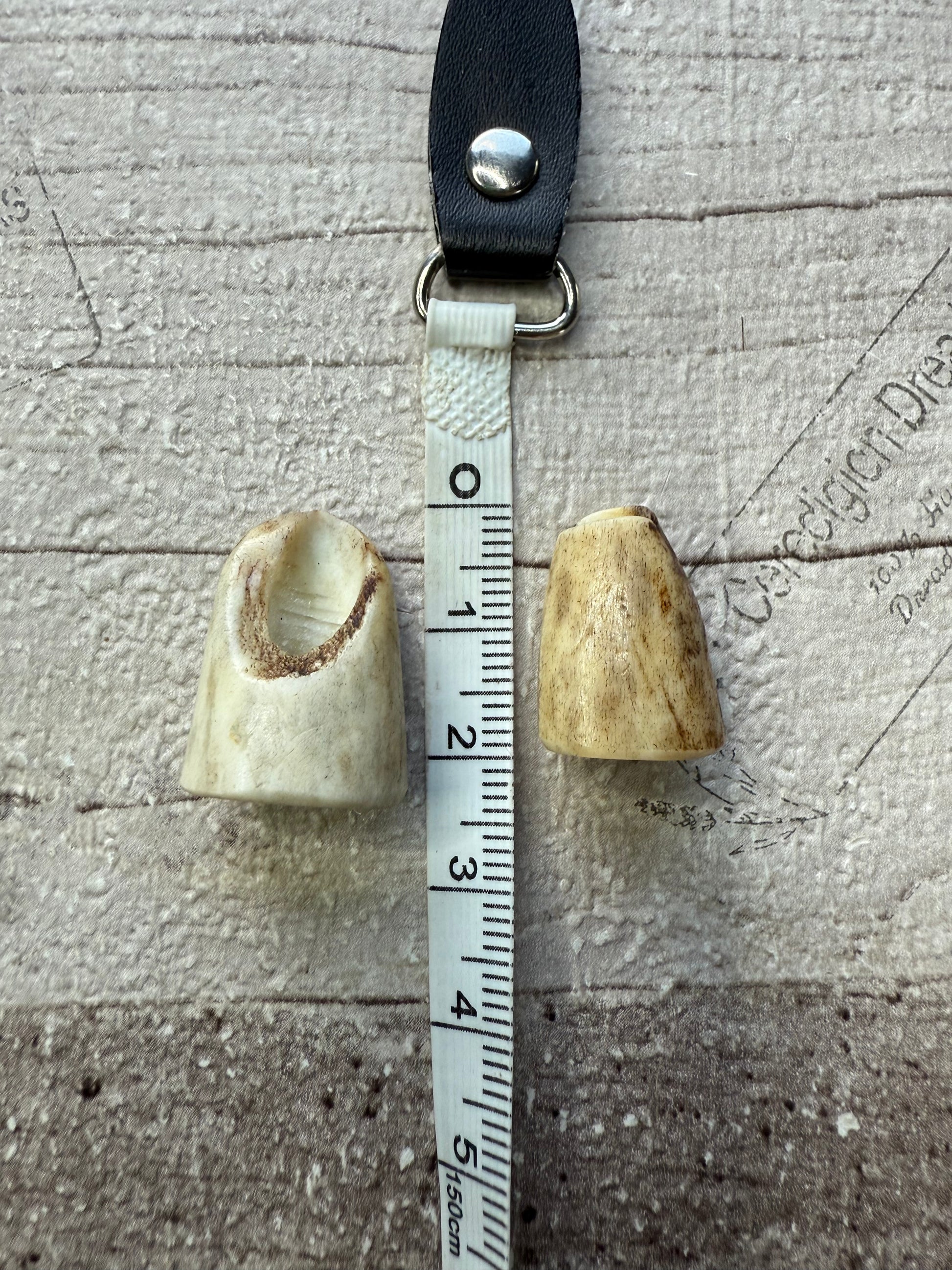 Antler Dreadlock Beads Pair - Ceredigion Dreadlocks