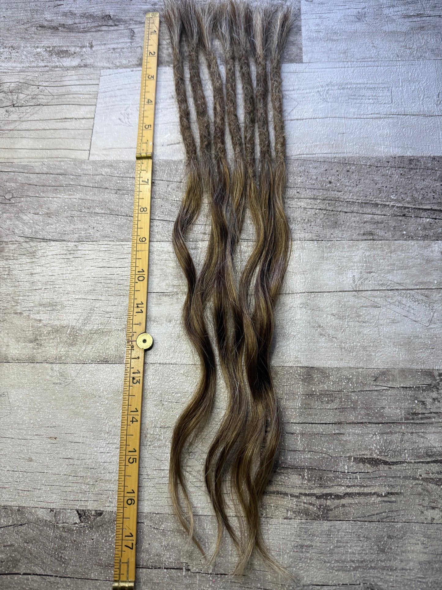 Mixed Blonde Brown Extensions 17 Inch - Ceredigion Dreadlocks