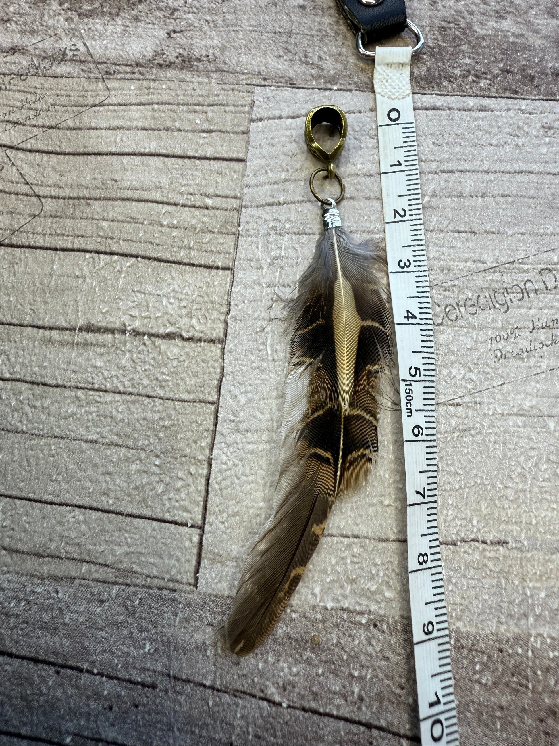 Wild Bird Feather Dreadlock Charm - Ceredigion Dreadlocks