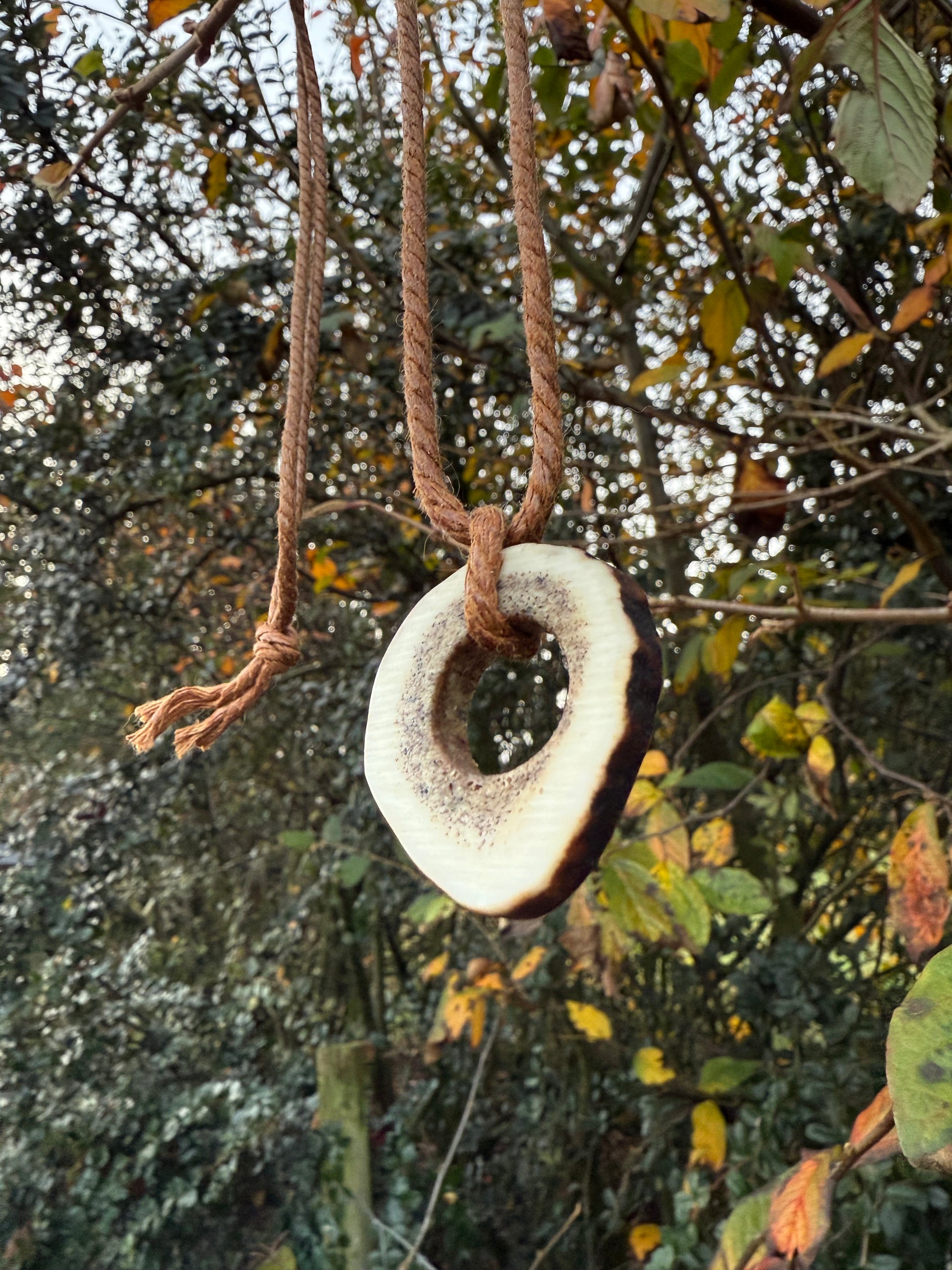 Antler Disc Necklace - Ceredigion Dreadlocks