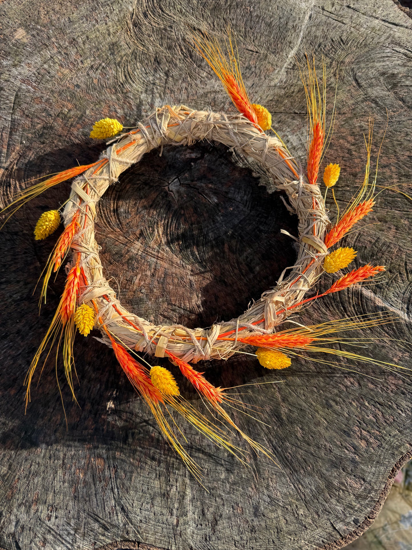 Straw & Ryegrass Wreath