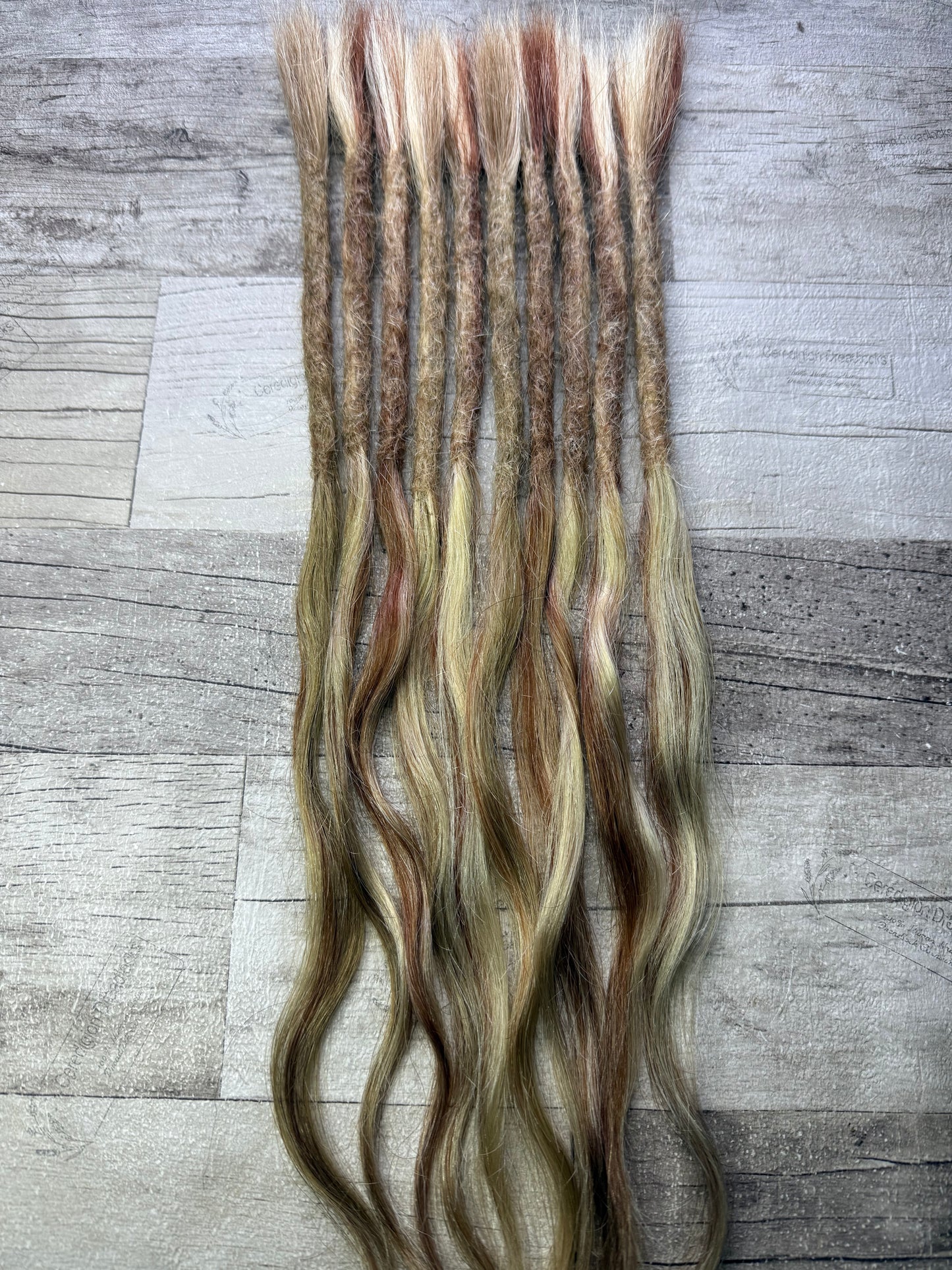 Mixed Cinnamon Blonde Hair Extensions 17 Inch