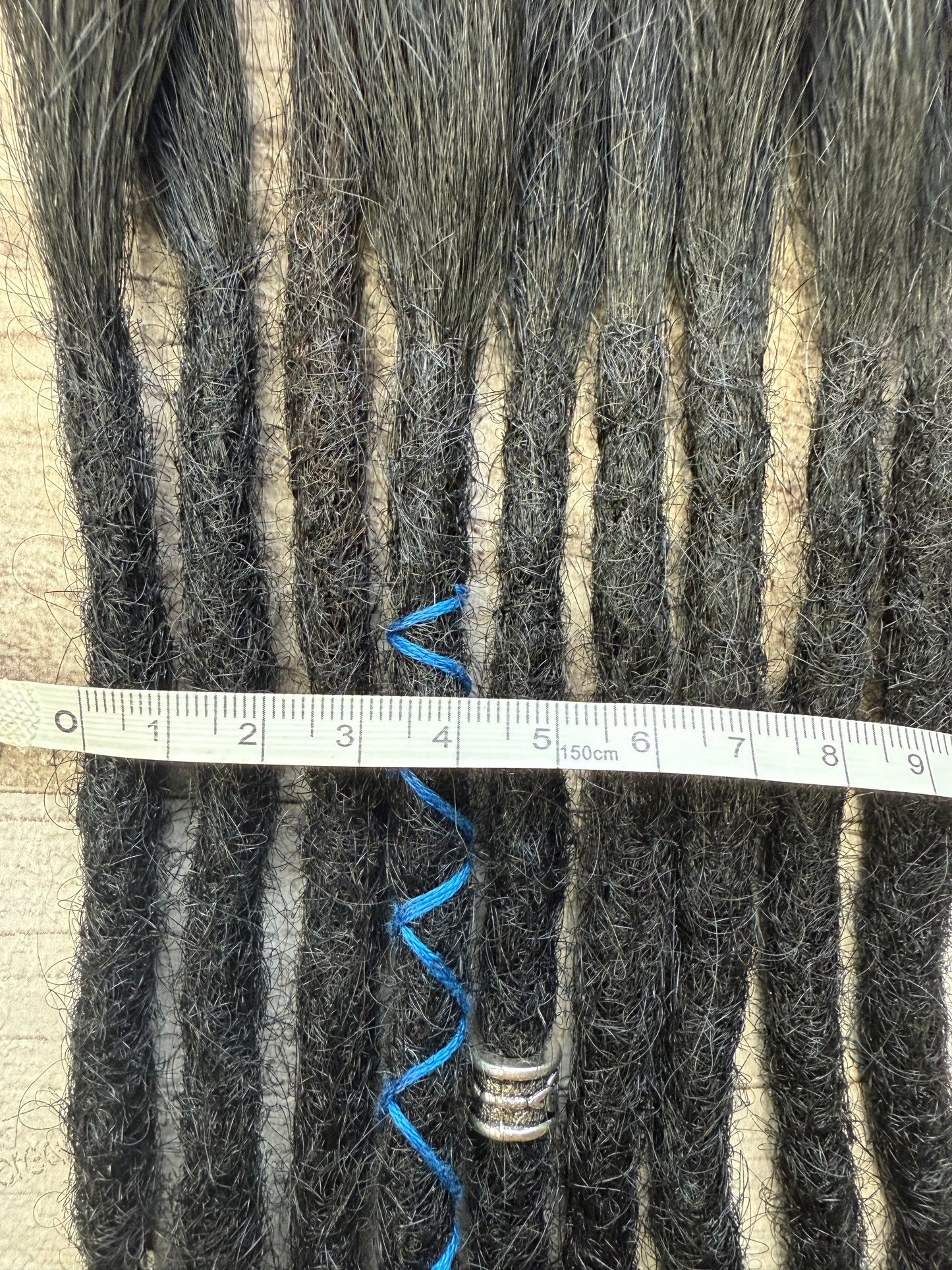 Jet Black Dreadlocks Extensions 21 Inch - Ceredigion Dreadlocks