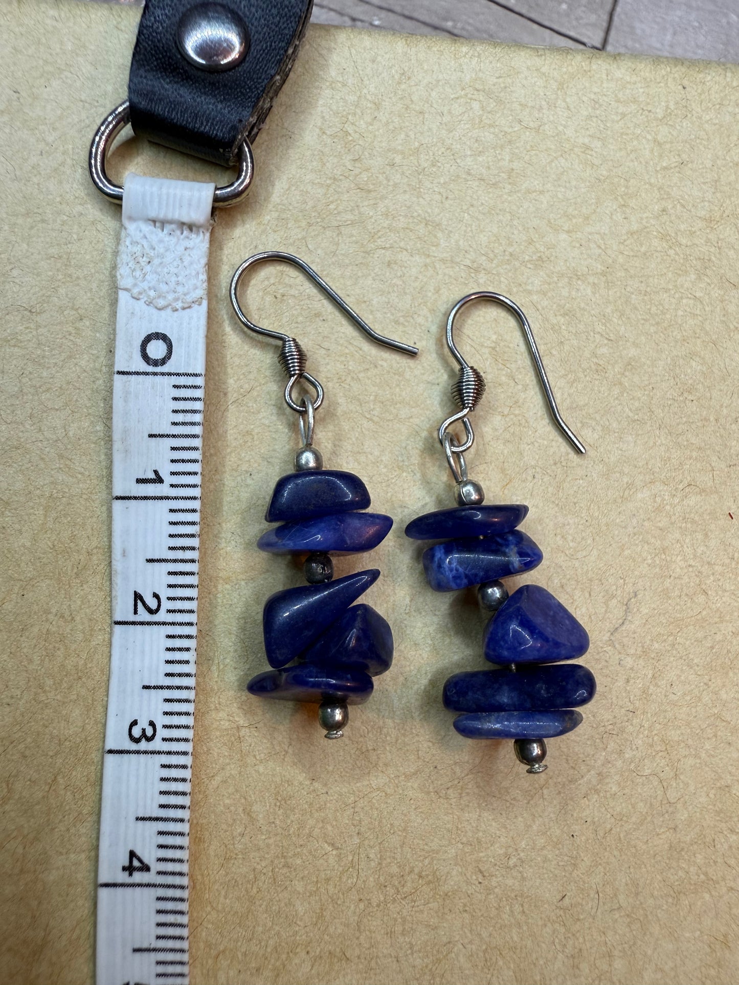 Earrings - Lapis Lazuli - Ceredigion Dreadlocks