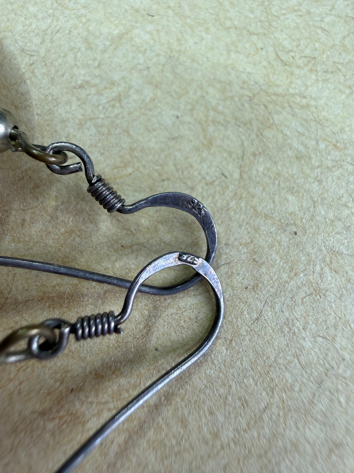 Sterling Silver & Rose Quartz Earrings - Ceredigion Dreadlocks